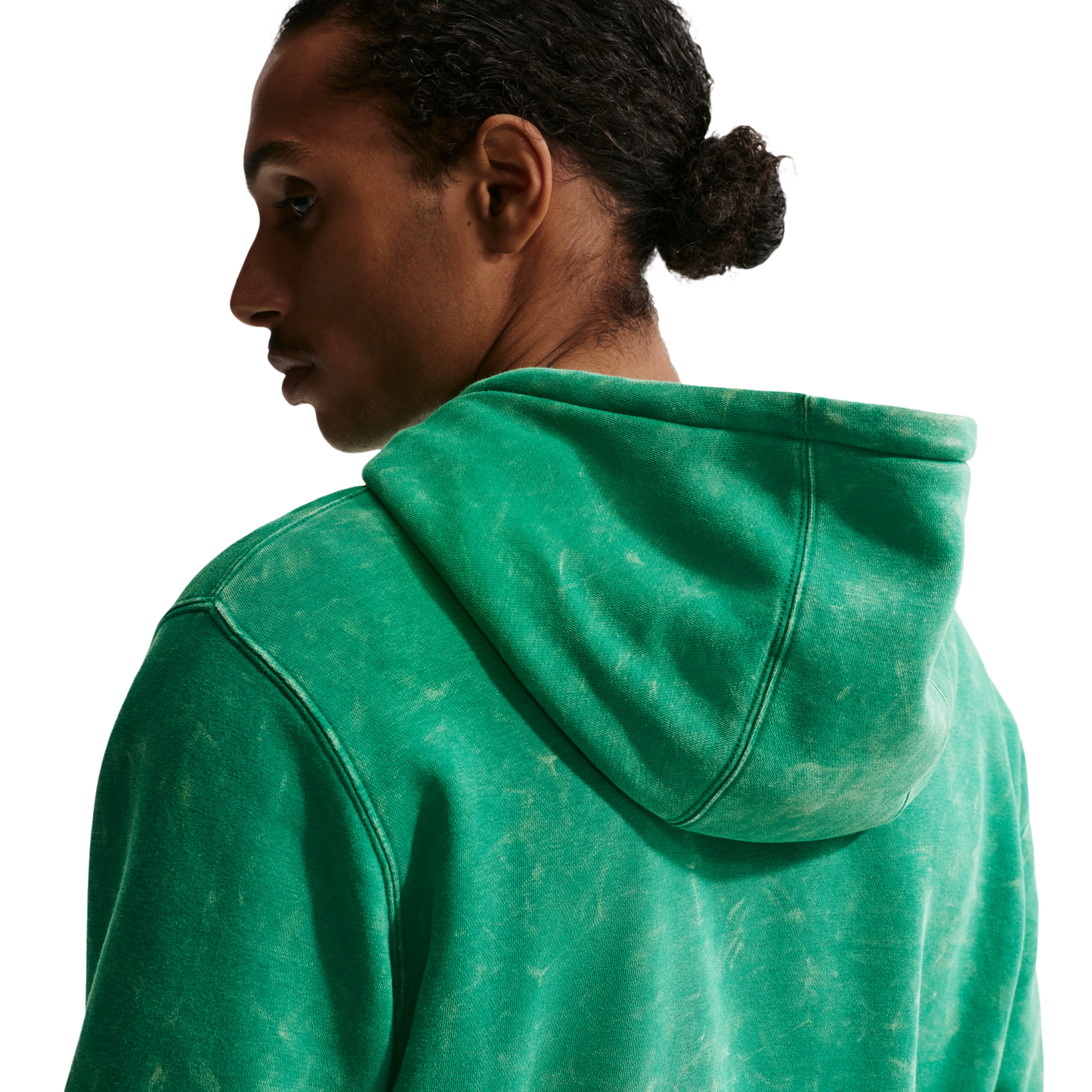 Nike CWash Club Basketball Hoodie - Men's - Malachite/Malachite