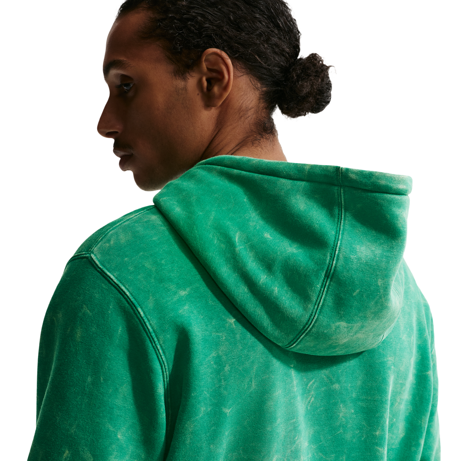 Nike CWash Club Basketball Hoodie - Men's - Malachite/Malachite