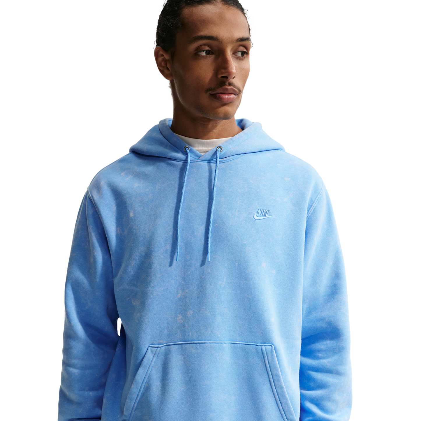 Nike CWash Club Basketball Hoodie - Men's - University Blue/University Blue