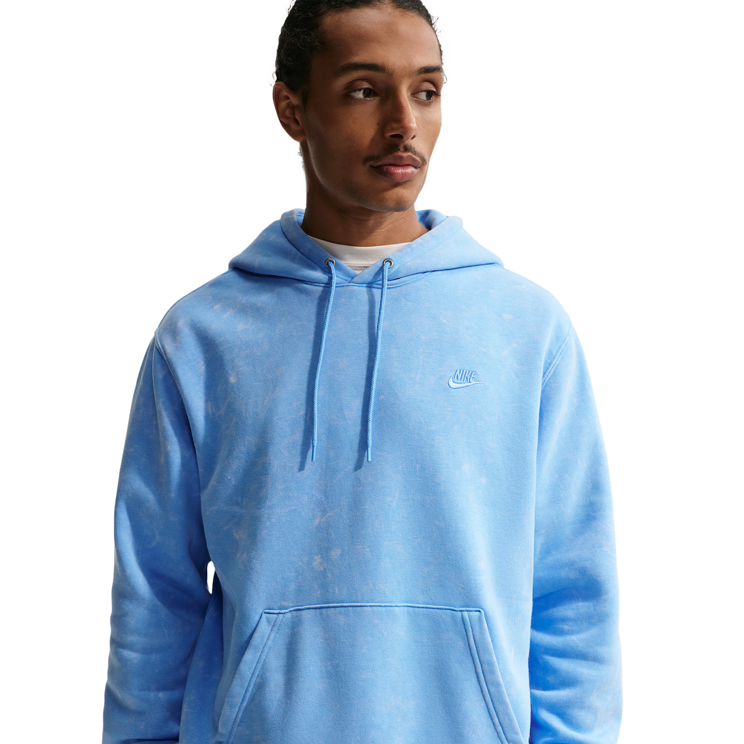 Nike CWash Club Basketball Hoodie - Men's - University Blue/University Blue