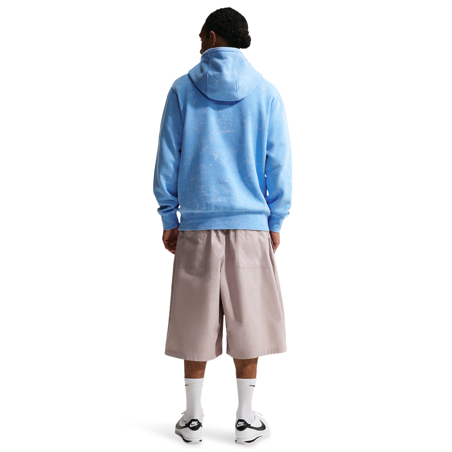 Nike CWash Club Basketball Hoodie - Men's - University Blue/University Blue