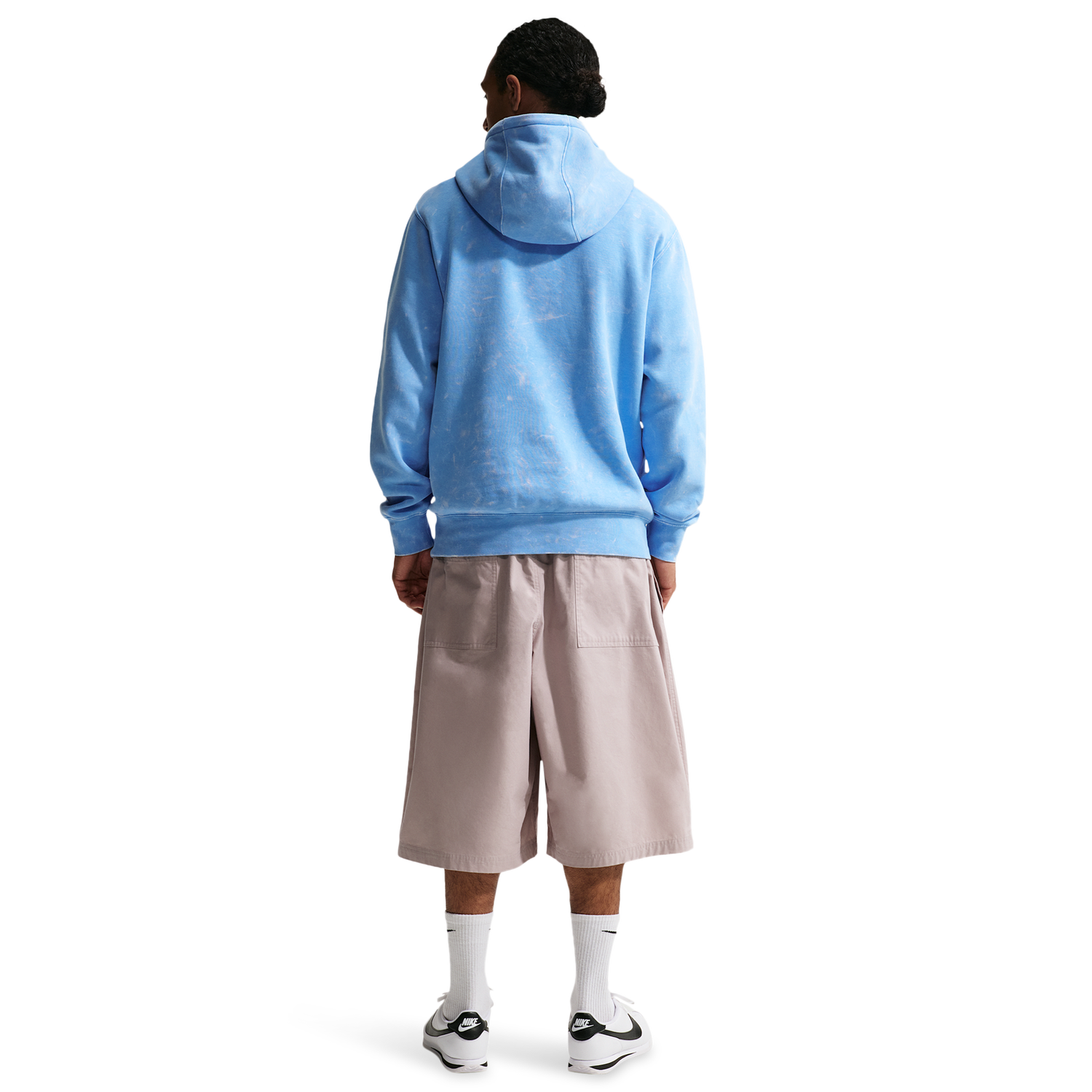 Nike CWash Club Basketball Hoodie - Men's - University Blue/University Blue