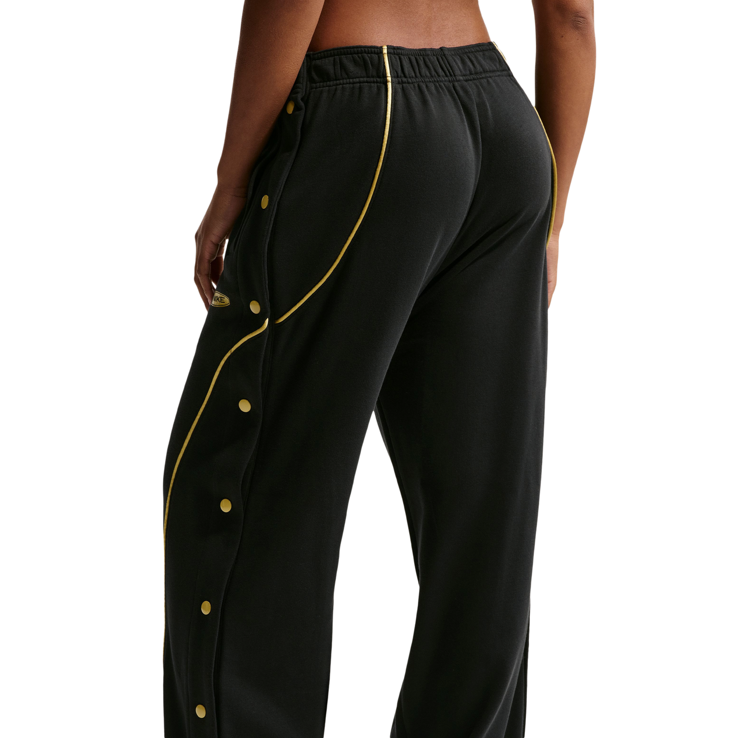 Nike Dri-FIT Swoosh Fleece Tearaway Pants - Women's - Black/Black
