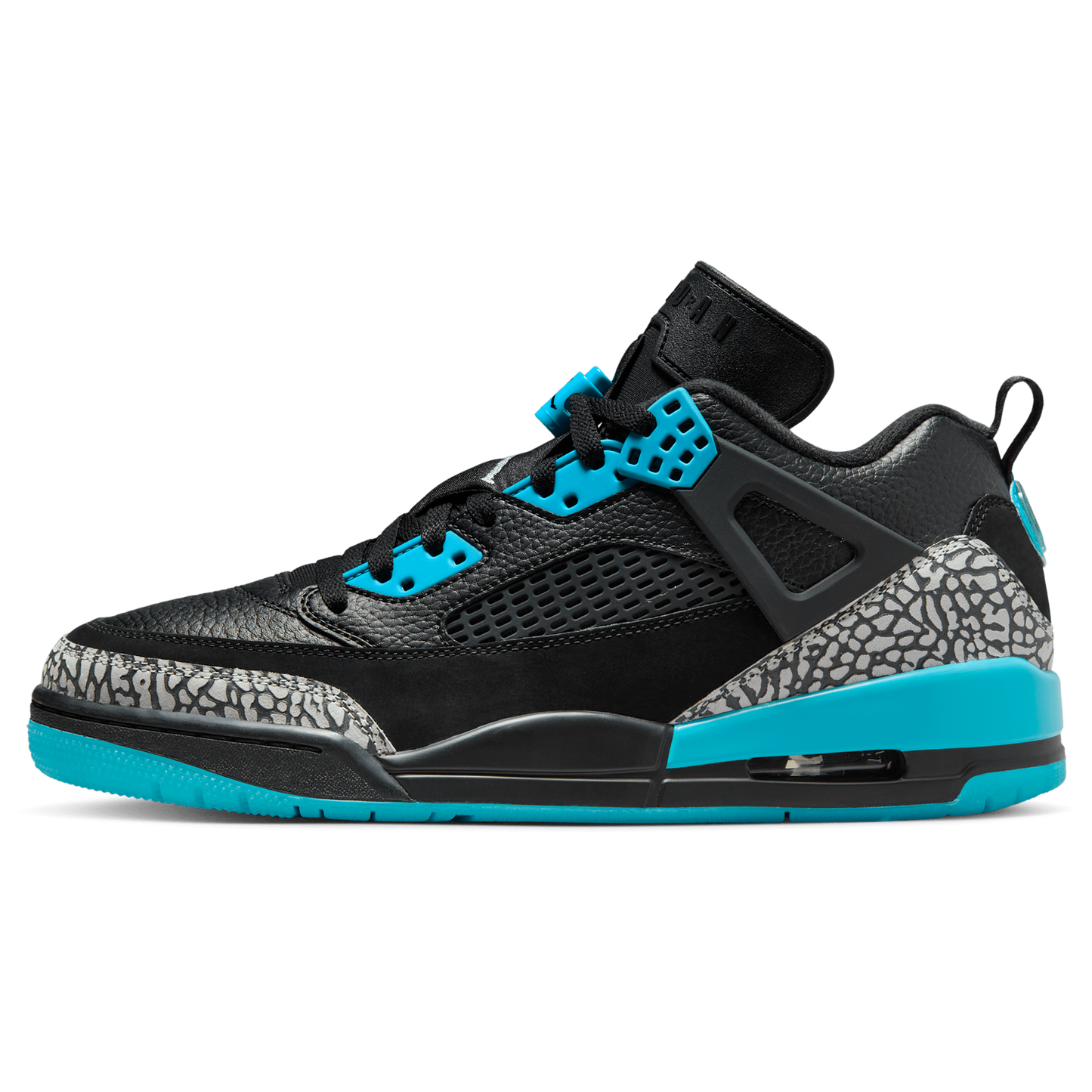 Jordan Spizike Low - Men's - Wolf Grey/Black/Gamma Blue