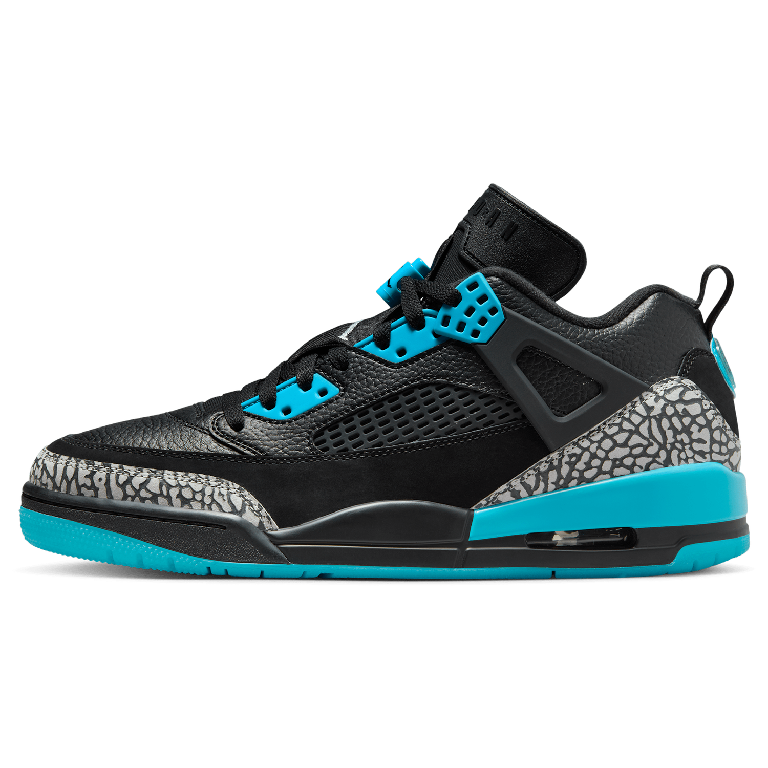 Jordan Spizike Low - Men's - Wolf Grey/Black/Gamma Blue
