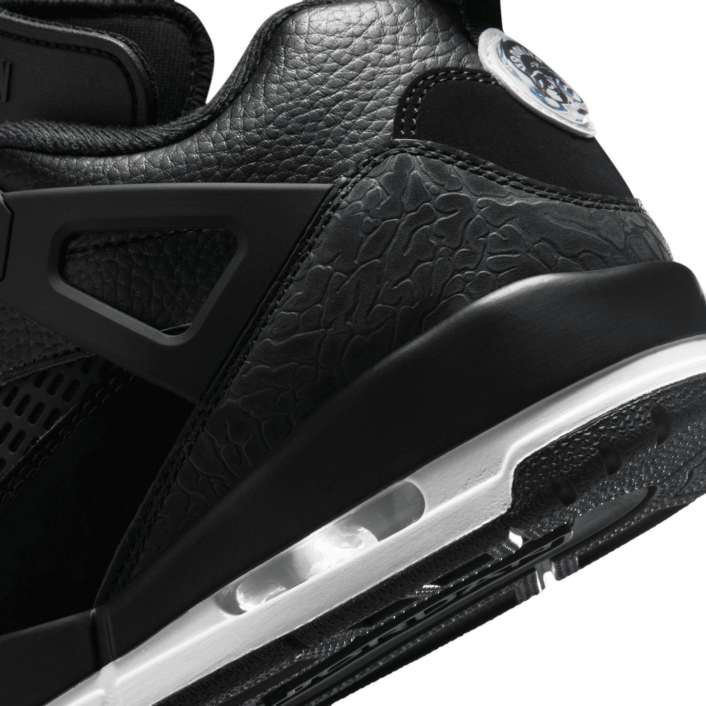Jordan Spizike Low - Men's - Black/White/Black