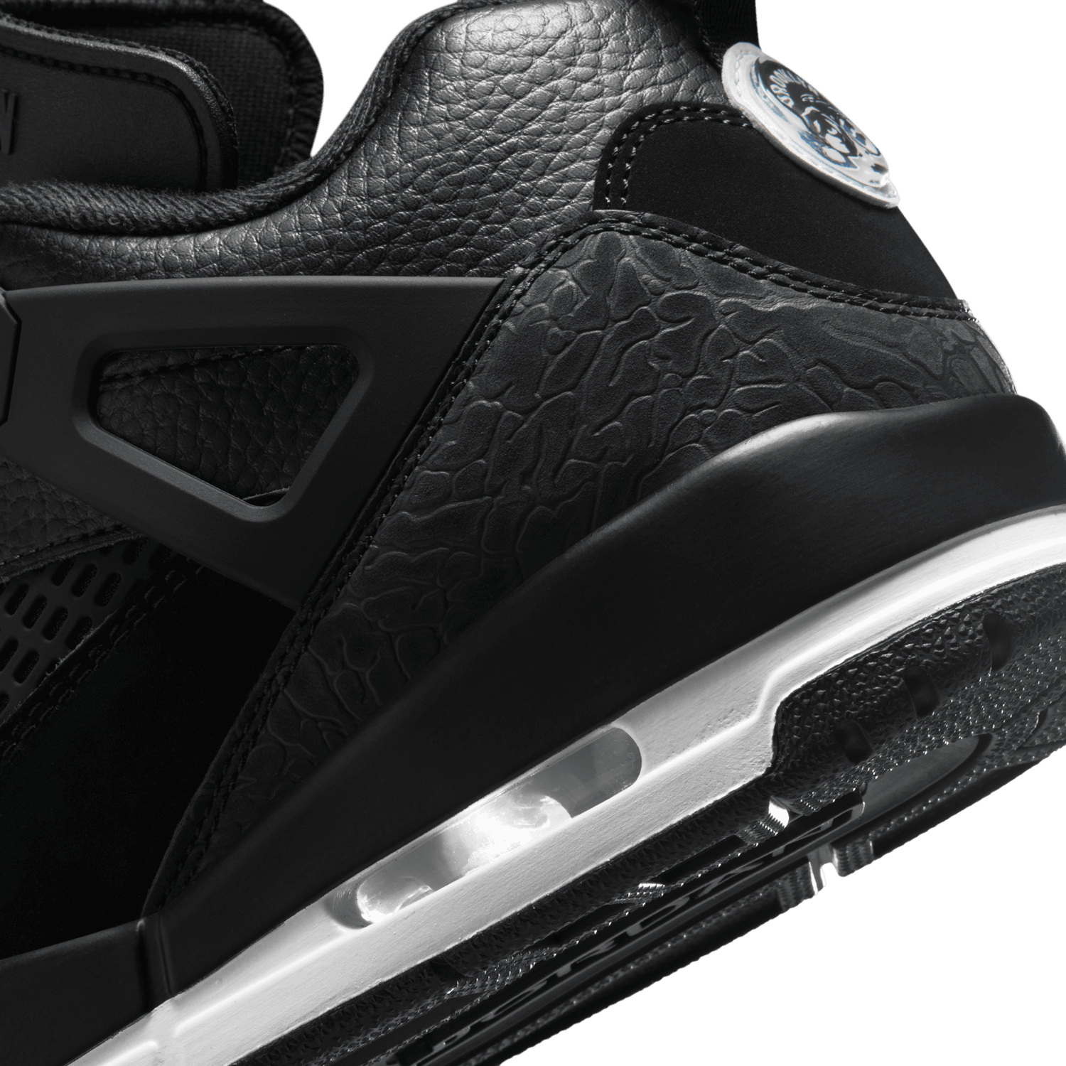 Jordan Spizike Low - Men's - Black/White/Black
