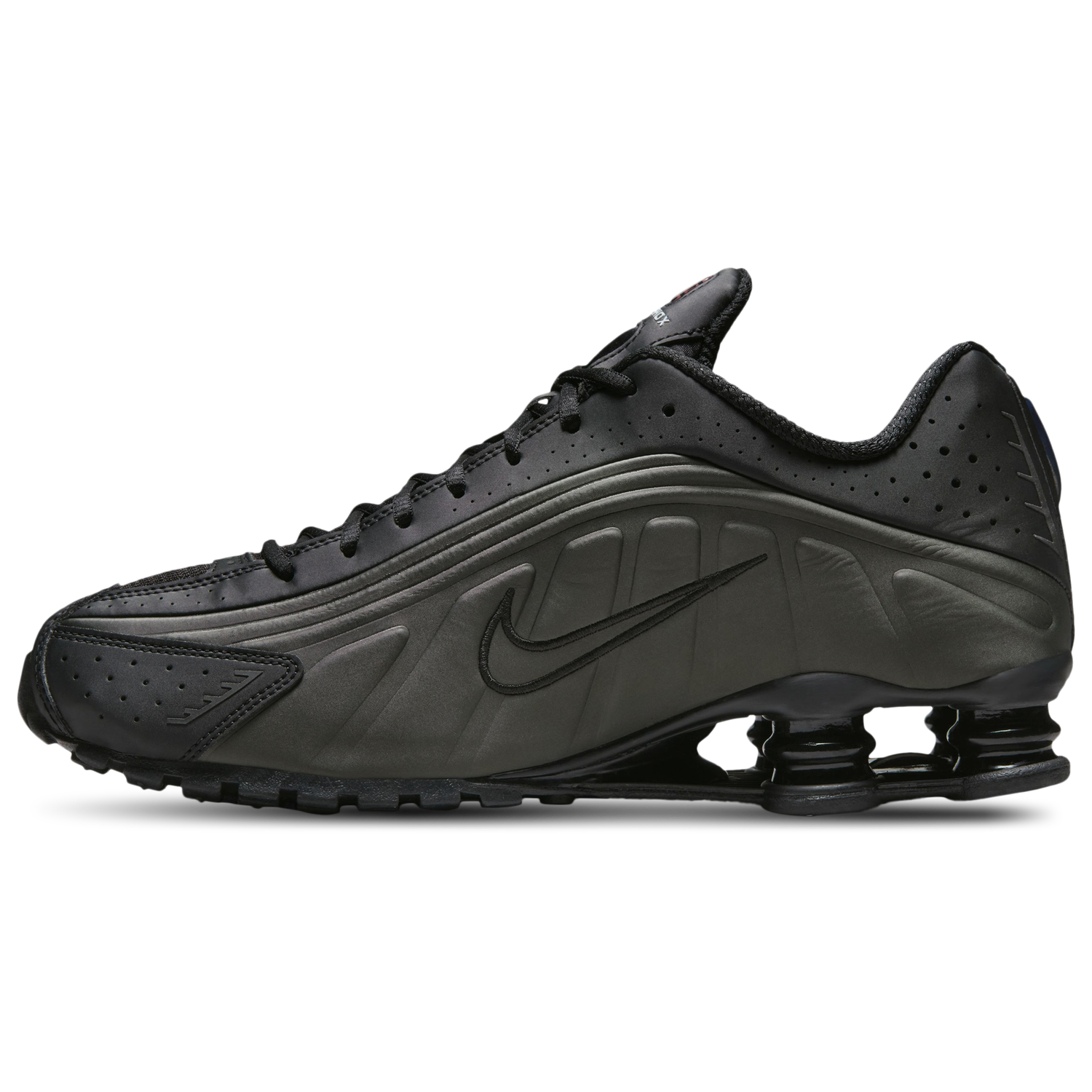 Nike Shox R4 - Men's - Black/Black/Black