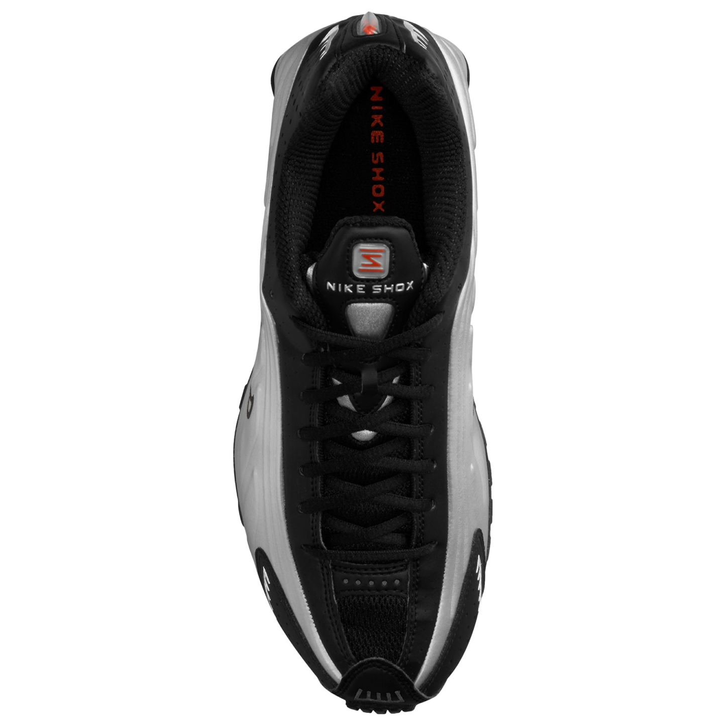 Nike Shox R4 - Men's - Metallic Silver/Metallic Silver/Picante Red