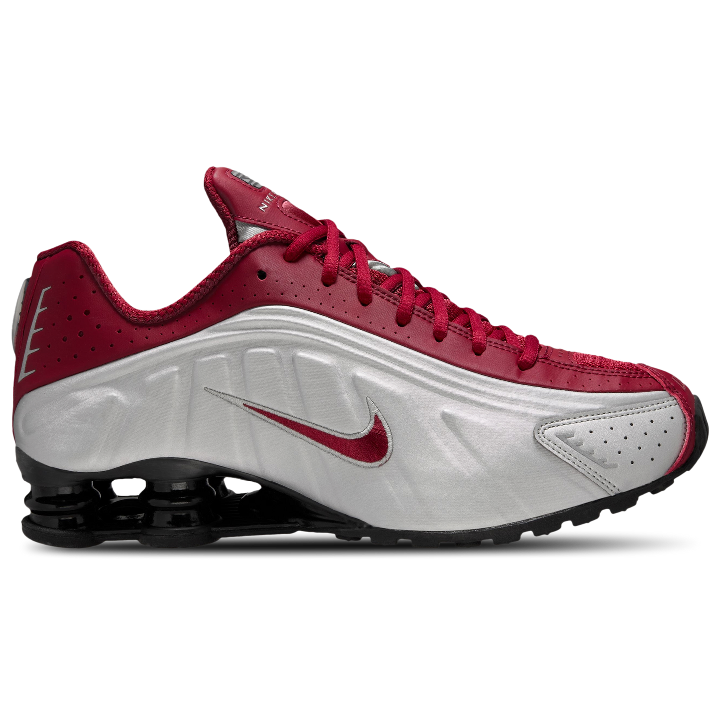 Nike Shox R4 - Men's - Team Crimson/Metallic Silver/Black