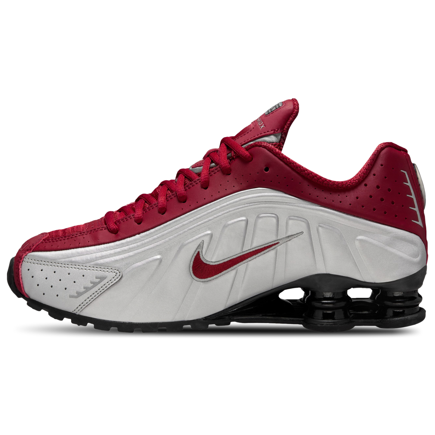 Nike Shox R4 - Men's - Team Crimson/Metallic Silver/Black