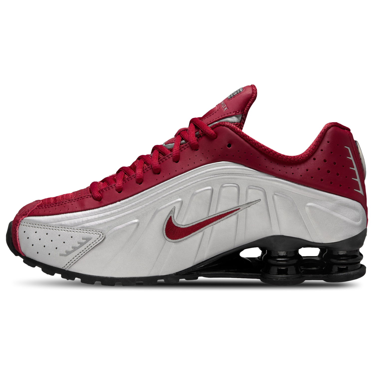 Nike Shox R4 - Men's - Team Crimson/Metallic Silver/Black