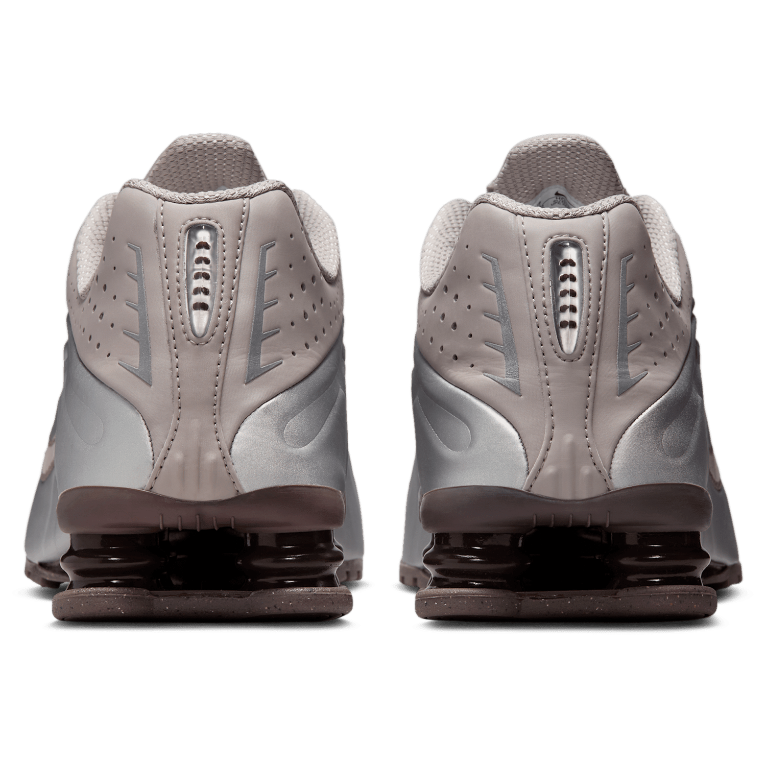Nike Shox R4 - Men's - Cave Stone/Cave Stone/College Grey