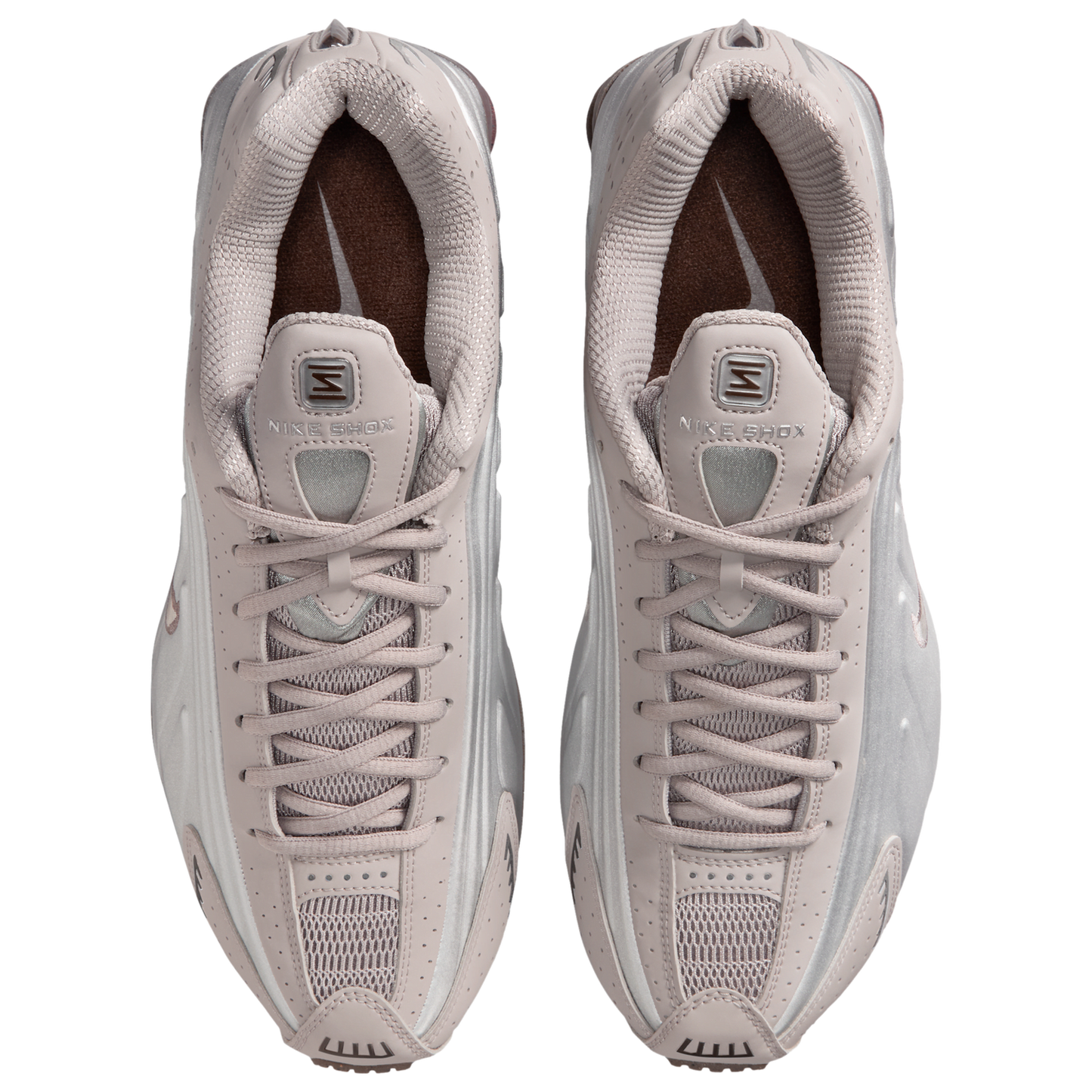 Nike Shox R4 - Men's - Cave Stone/Cave Stone/College Grey