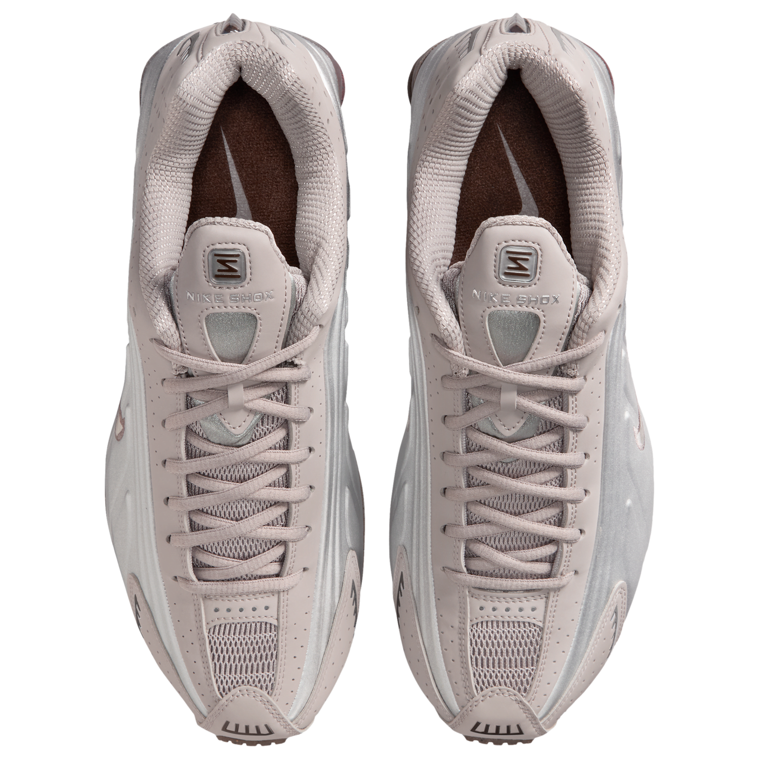 Nike Shox R4 - Men's - Cave Stone/Cave Stone/College Grey