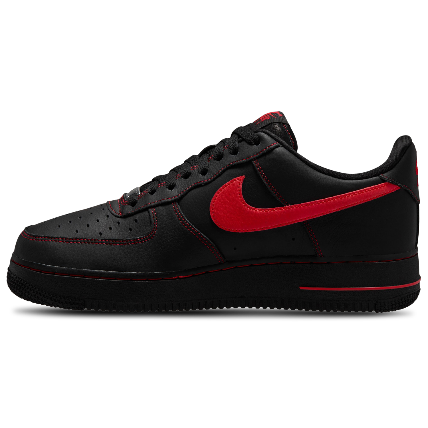 Nike Air Force 1 '07 LV8 - Men's - University Red/Black