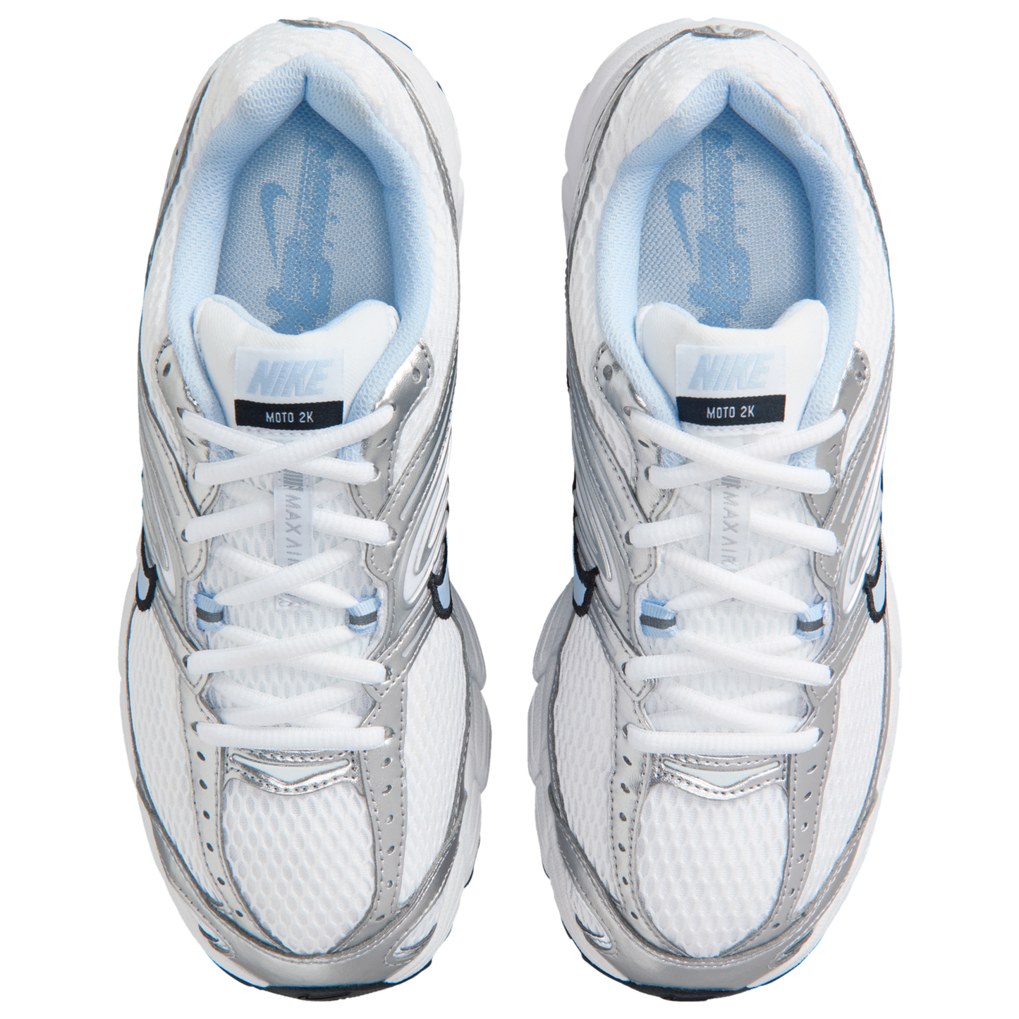 Nike Air Max Moto 2K - Women's - Hydrogen Blue/White/Mtlc Silver