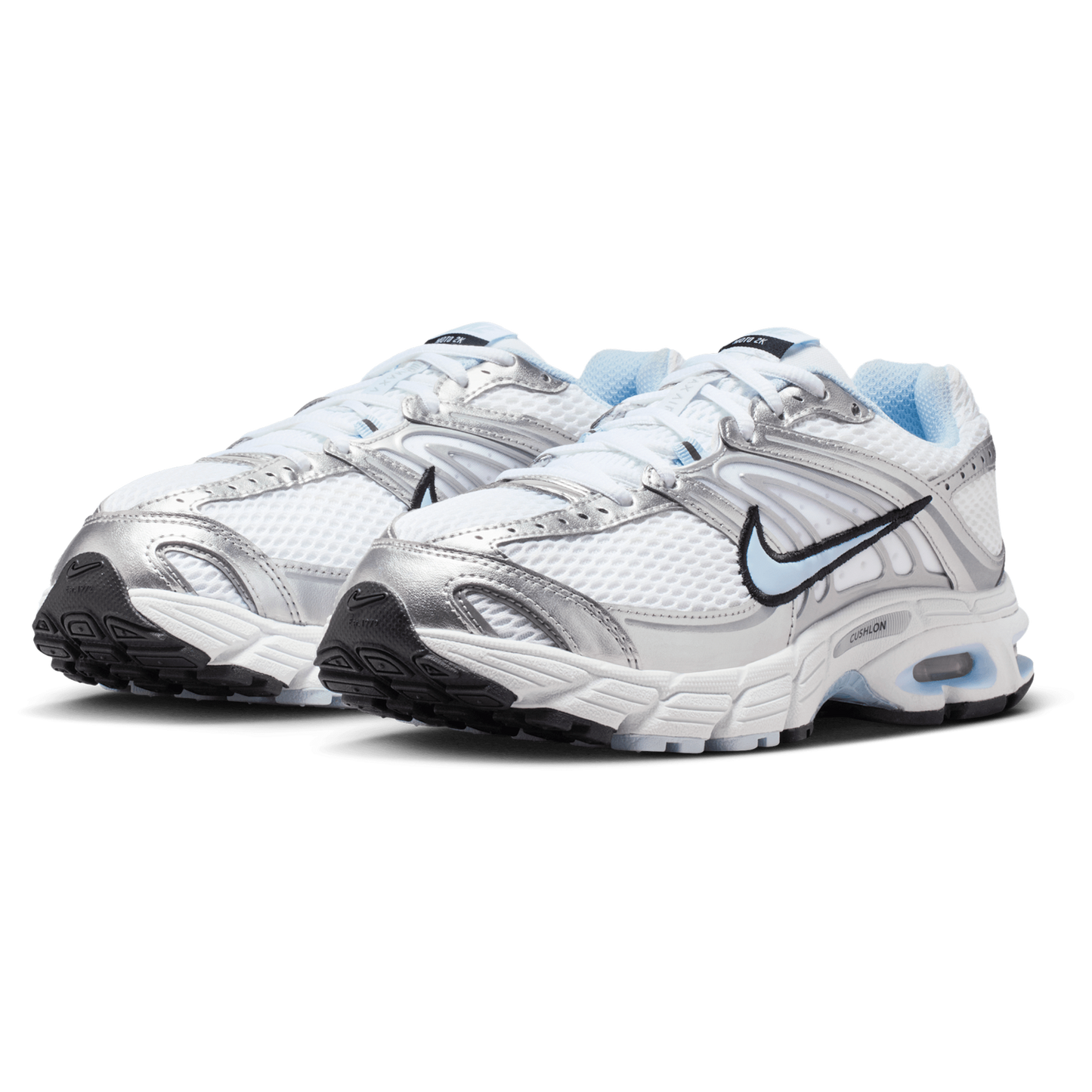 Nike Air Max Moto 2K - Women's - Hydrogen Blue/White/Mtlc Silver