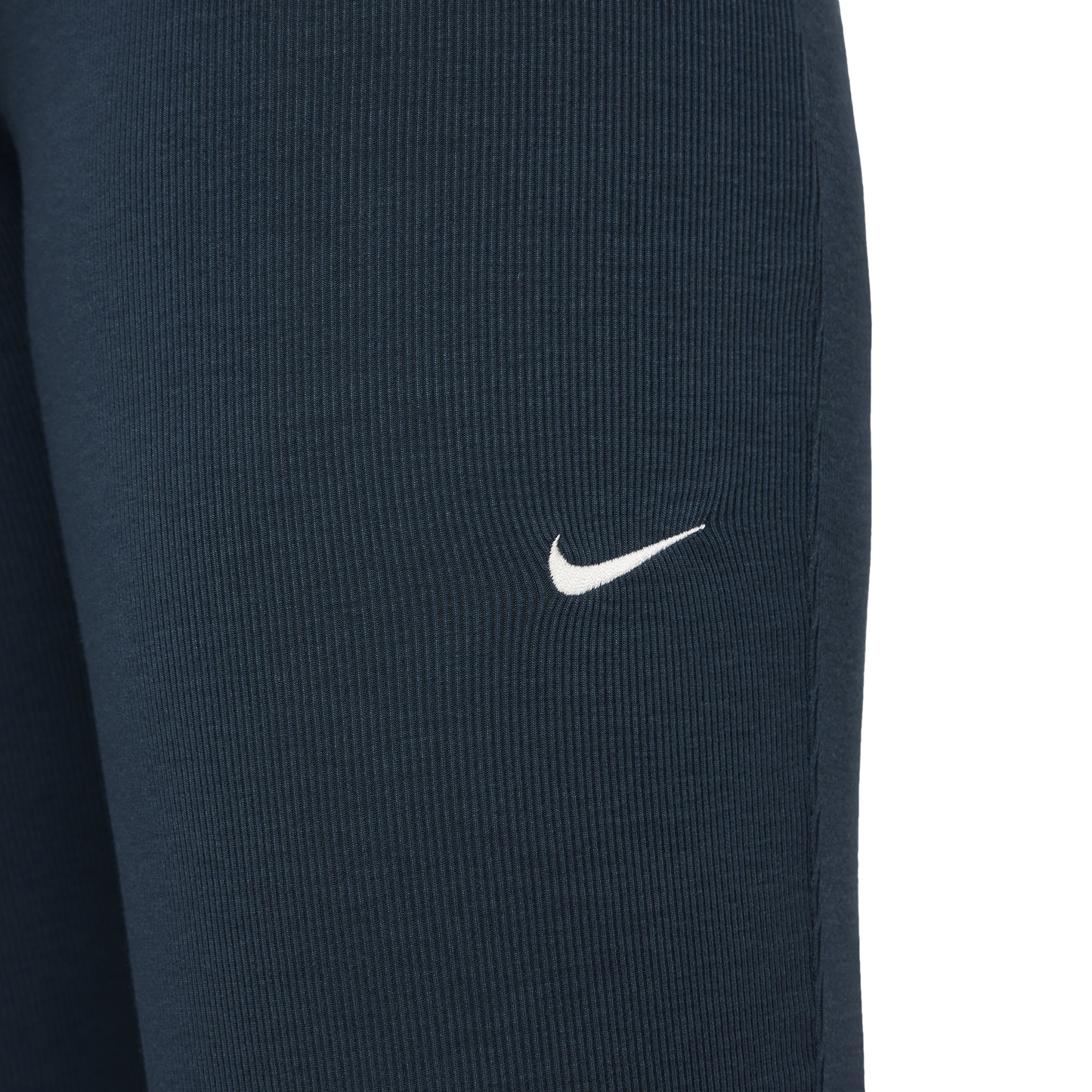 Nike NSW Chill Knit Mediun Rib Flare Pant - Women's - Armory Navy/Sail