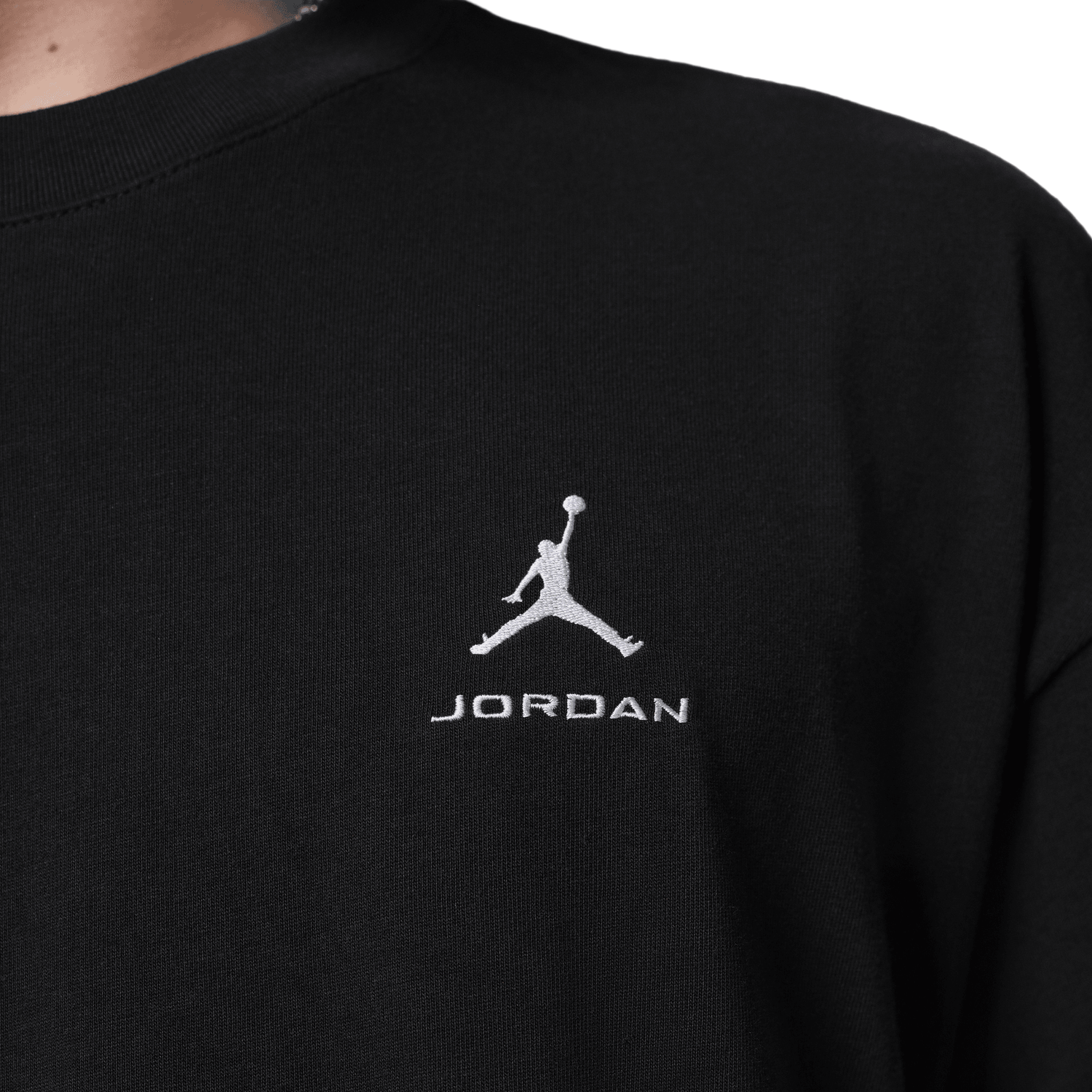 Jordan Oversized Short Sleeve Crew RCON - Men's - Black/Scream Green
