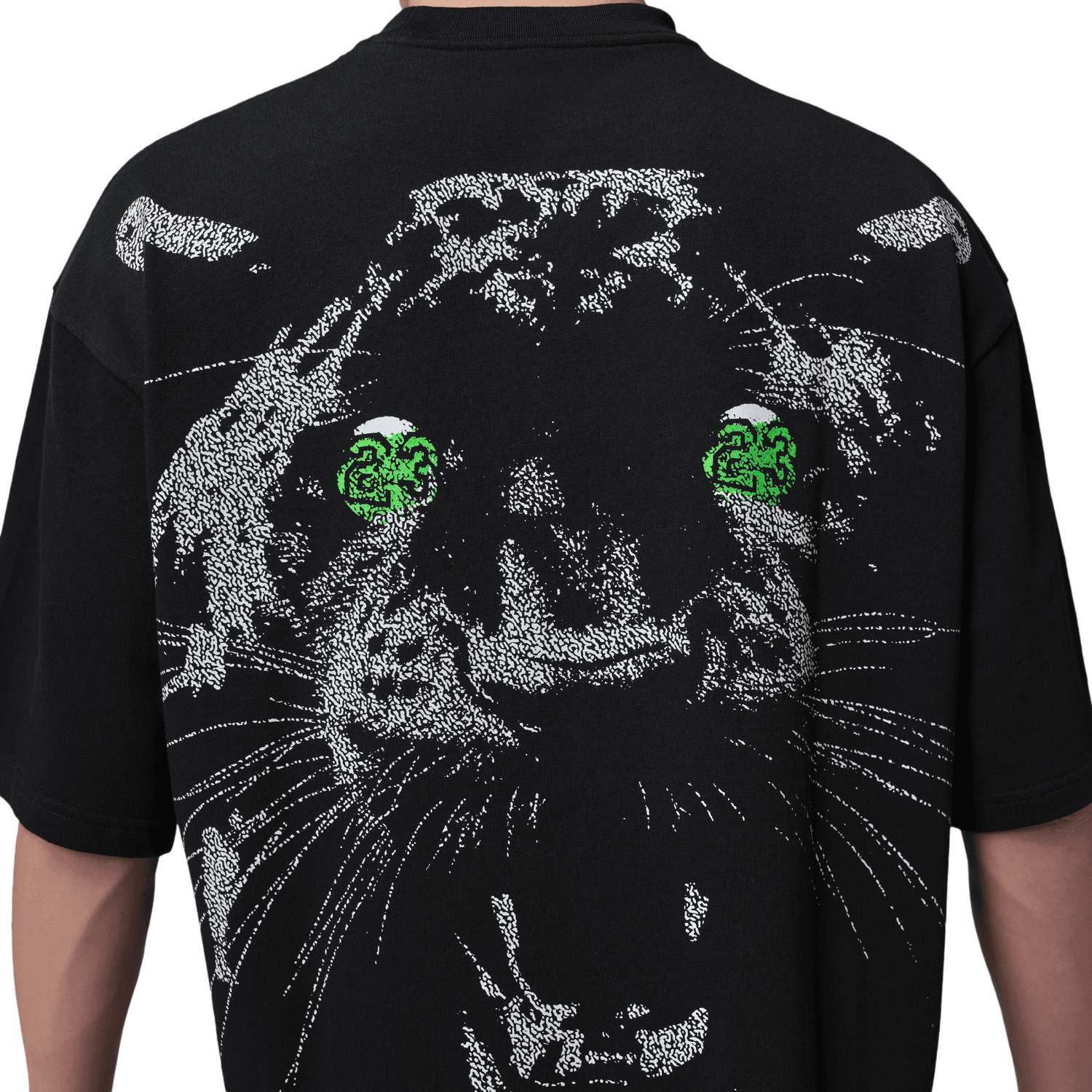 Jordan Oversized Short Sleeve Crew RCON - Men's - Black/Scream Green