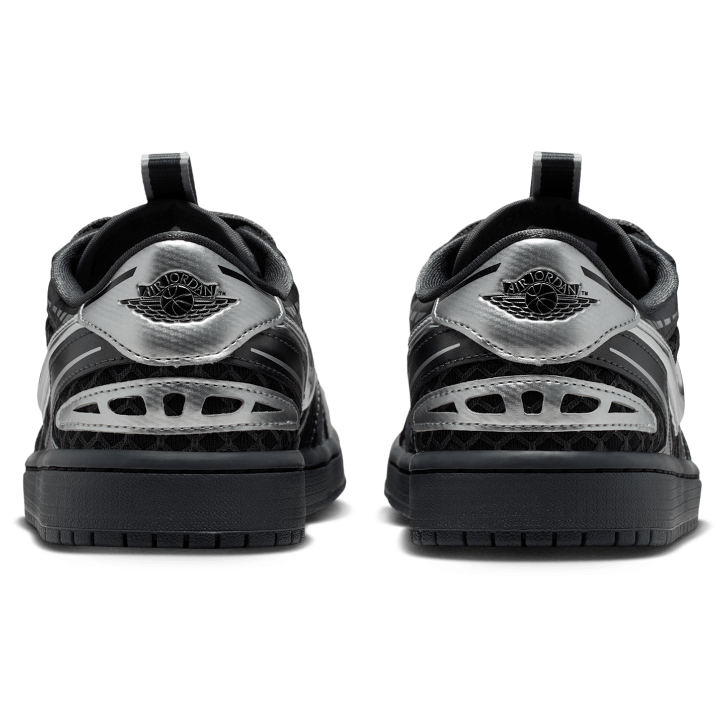 Jordan AJ 1 MM - Women's - White/Black/Metallic Silver