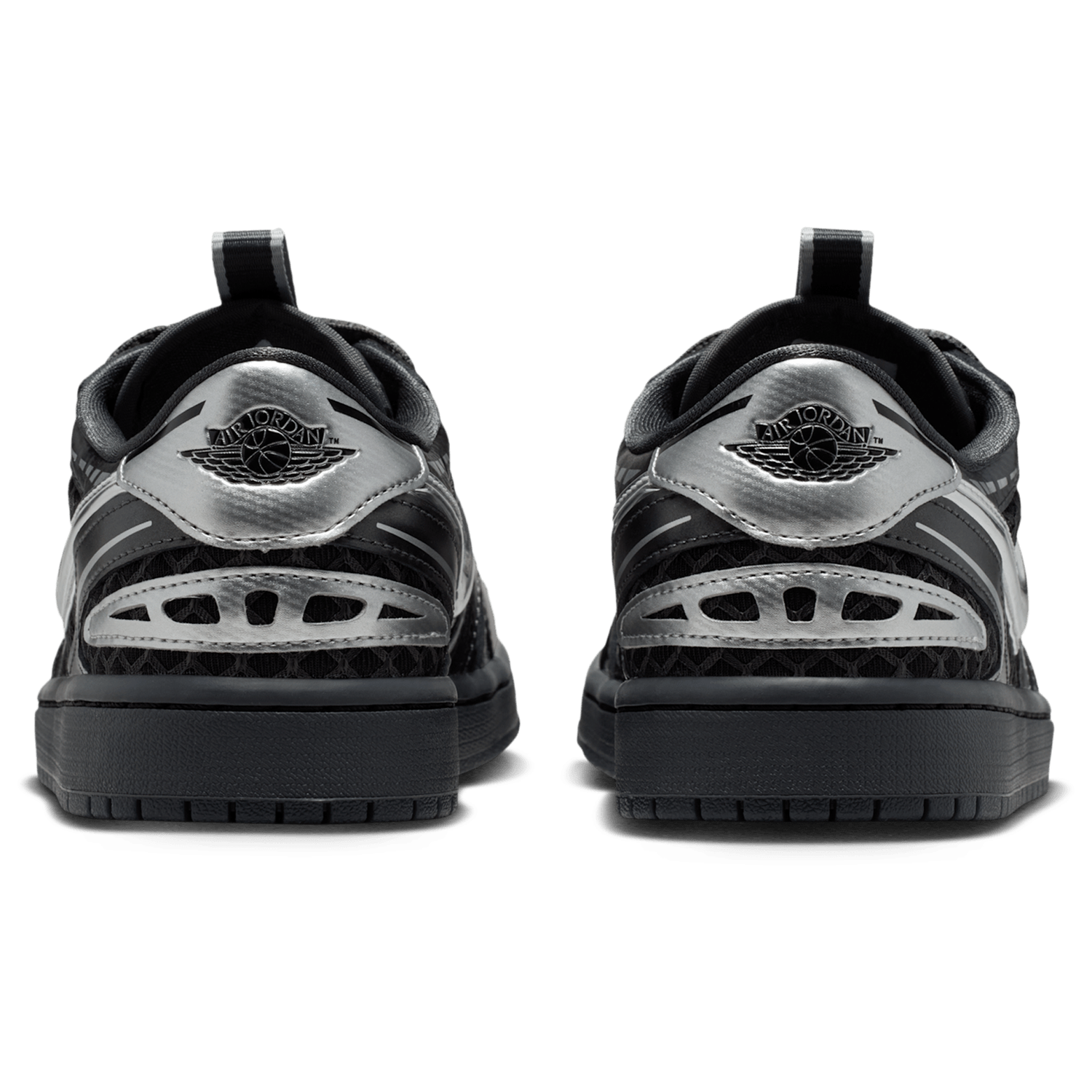 Jordan AJ 1 MM - Women's - White/Black/Metallic Silver