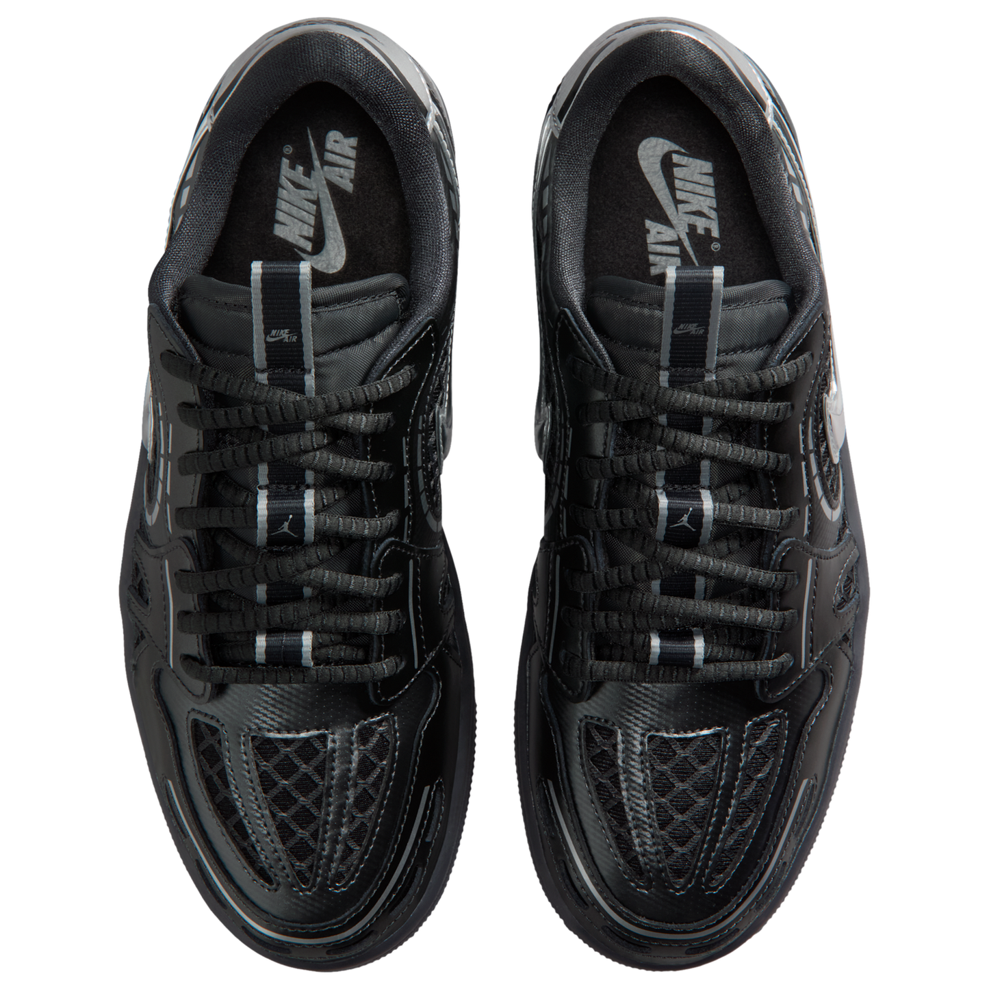 Jordan AJ 1 MM - Women's - White/Black/Metallic Silver