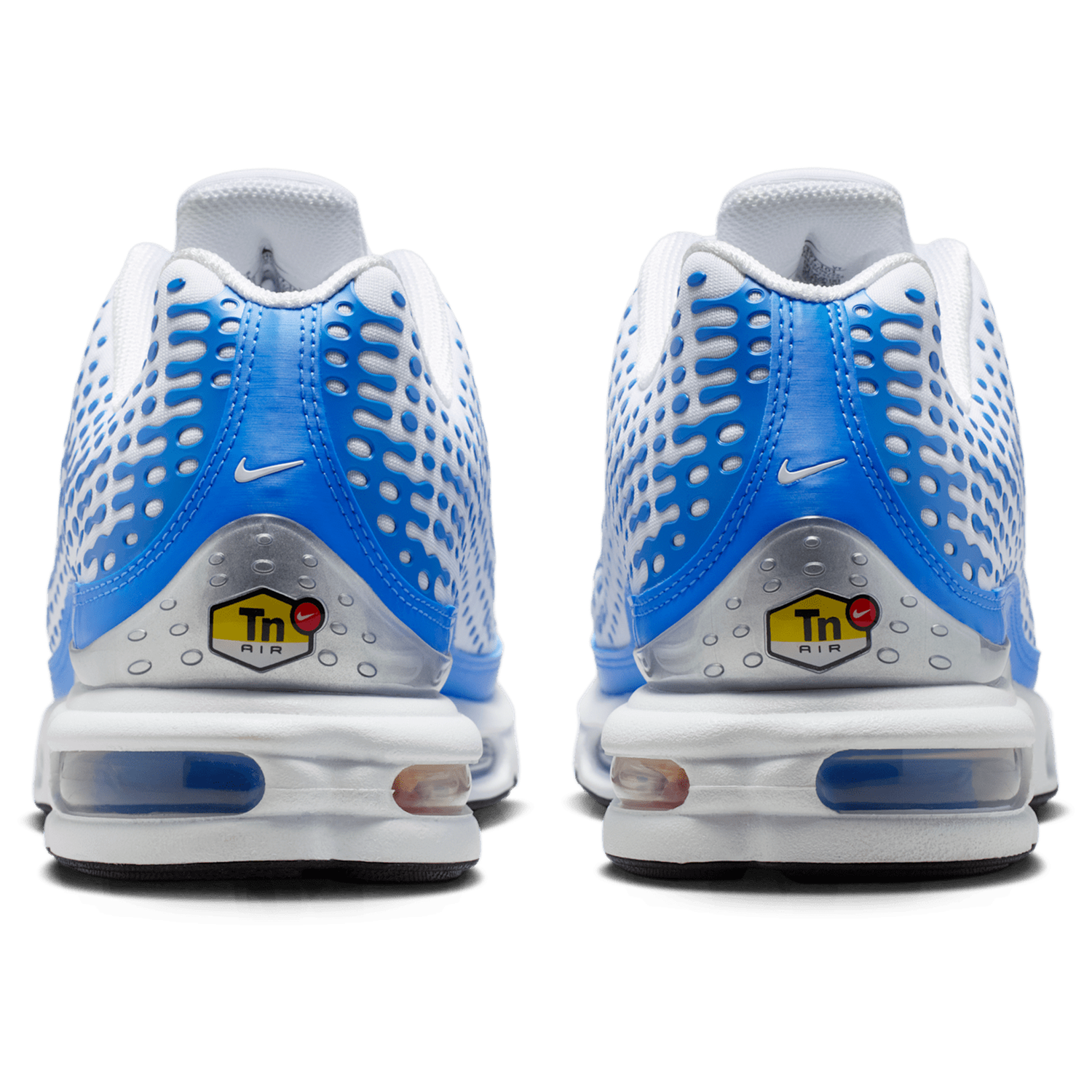 Nike Air Max Plus VII - Men's - White/White/Blue Crystal