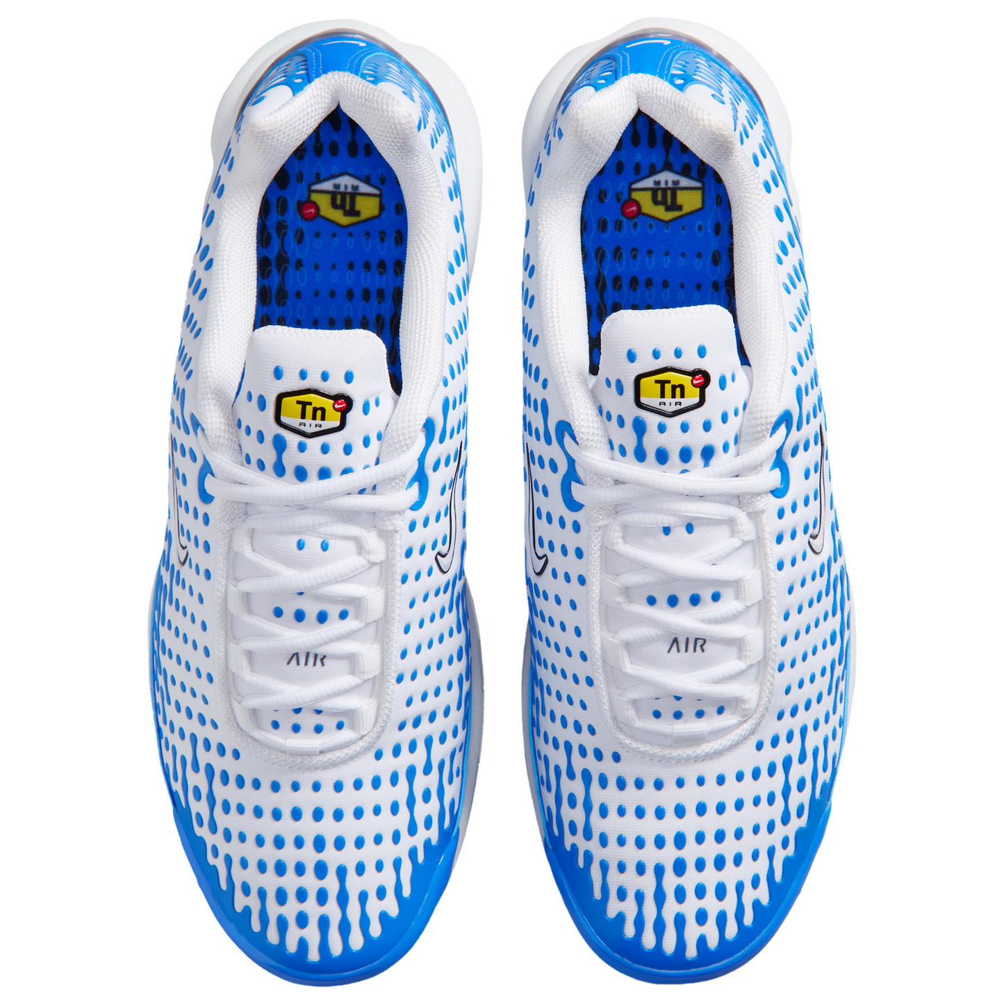 Nike Air Max Plus VII - Men's - White/White/Blue Crystal