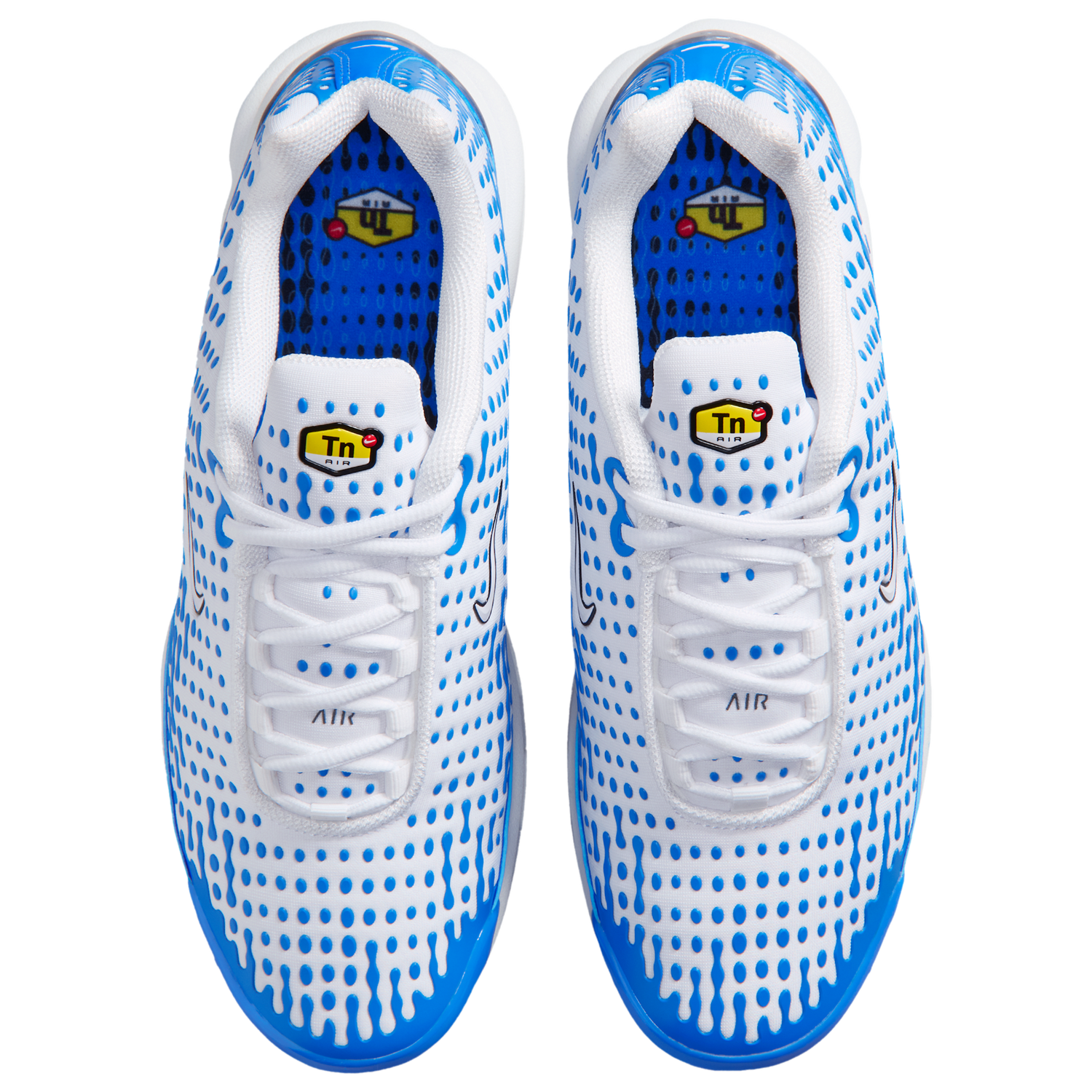 Nike Air Max Plus VII - Men's - White/White/Blue Crystal