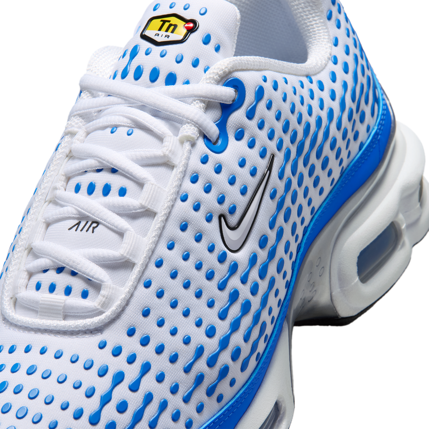 Nike Air Max Plus VII - Men's - White/White/Blue Crystal