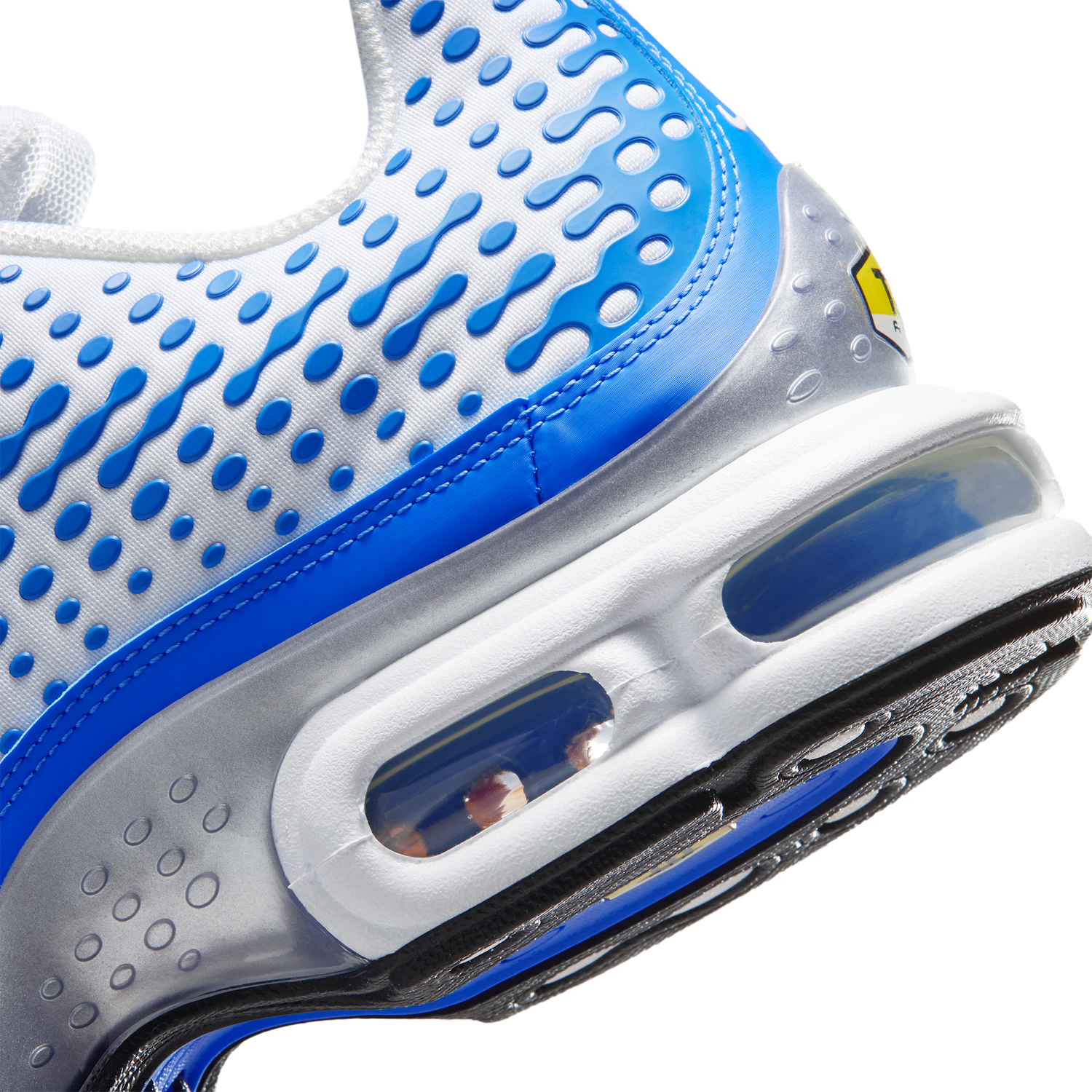Nike Air Max Plus VII - Men's - White/White/Blue Crystal