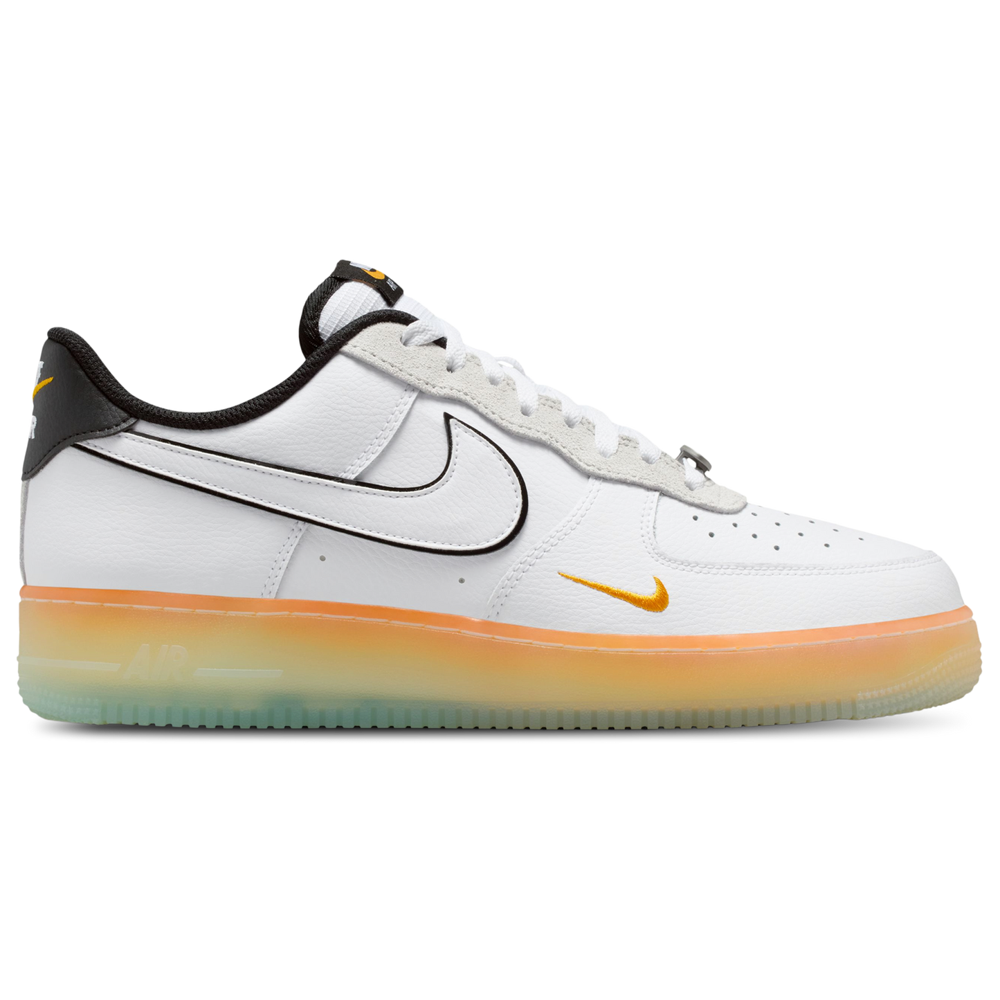 Nike Air Force 1 '07 - Men's - Black/White/Orange Peel