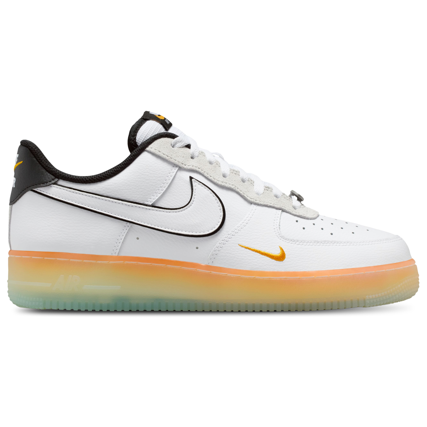 Nike Air Force 1 '07 - Men's - Black/White/Orange Peel