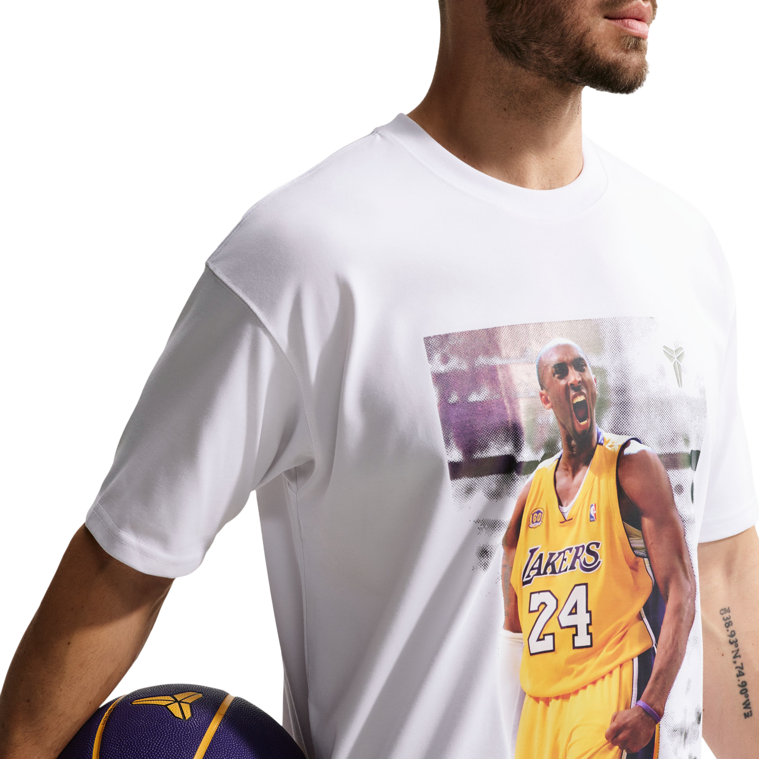 Nike Kobe Dri-FIT T-Shirt M90 Short Sleeve - Men's - White
