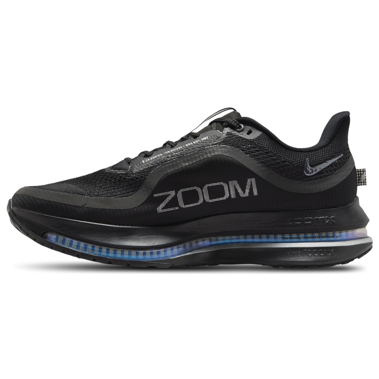 Nike Pegasus Premium - Men's - Black/Black/Metallic Silver