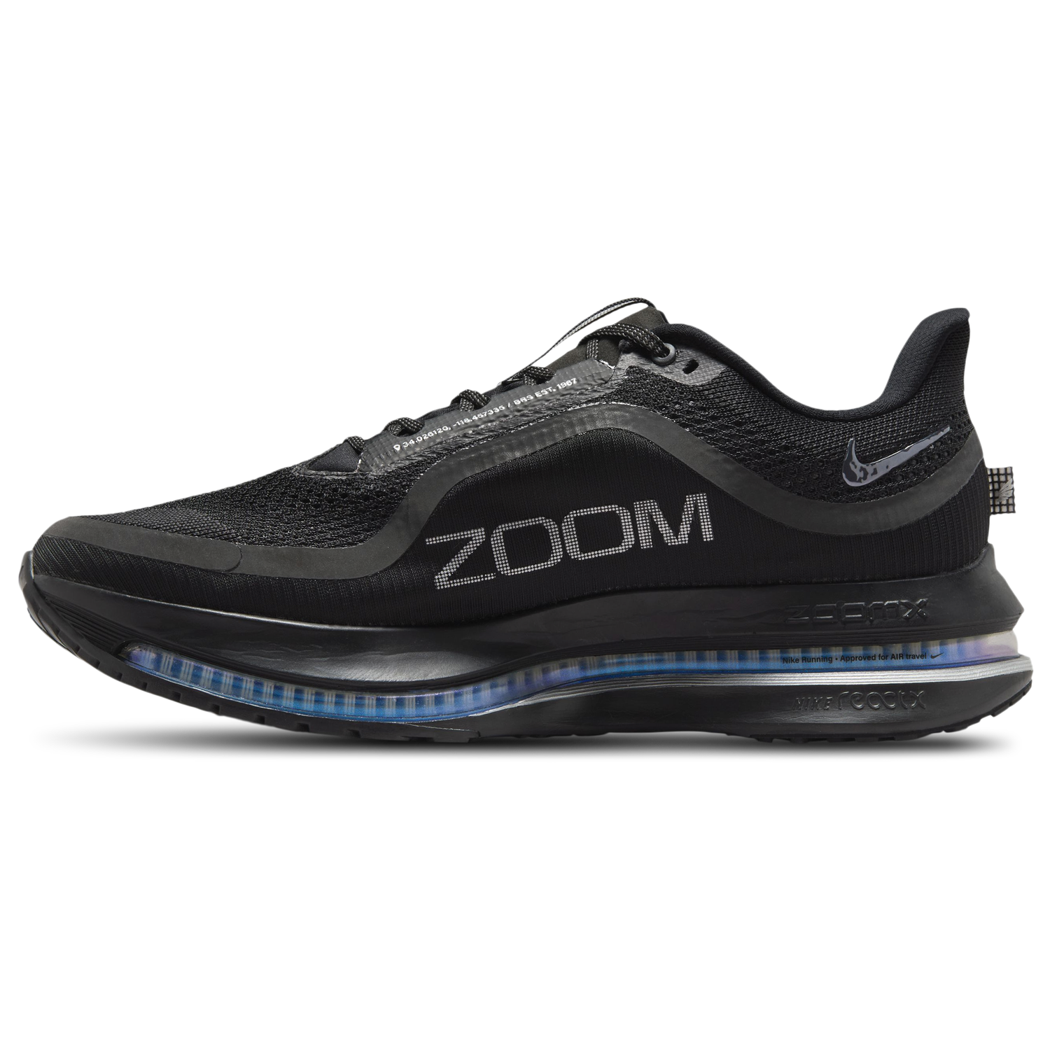 Nike Pegasus Premium - Men's - Black/Black/Metallic Silver