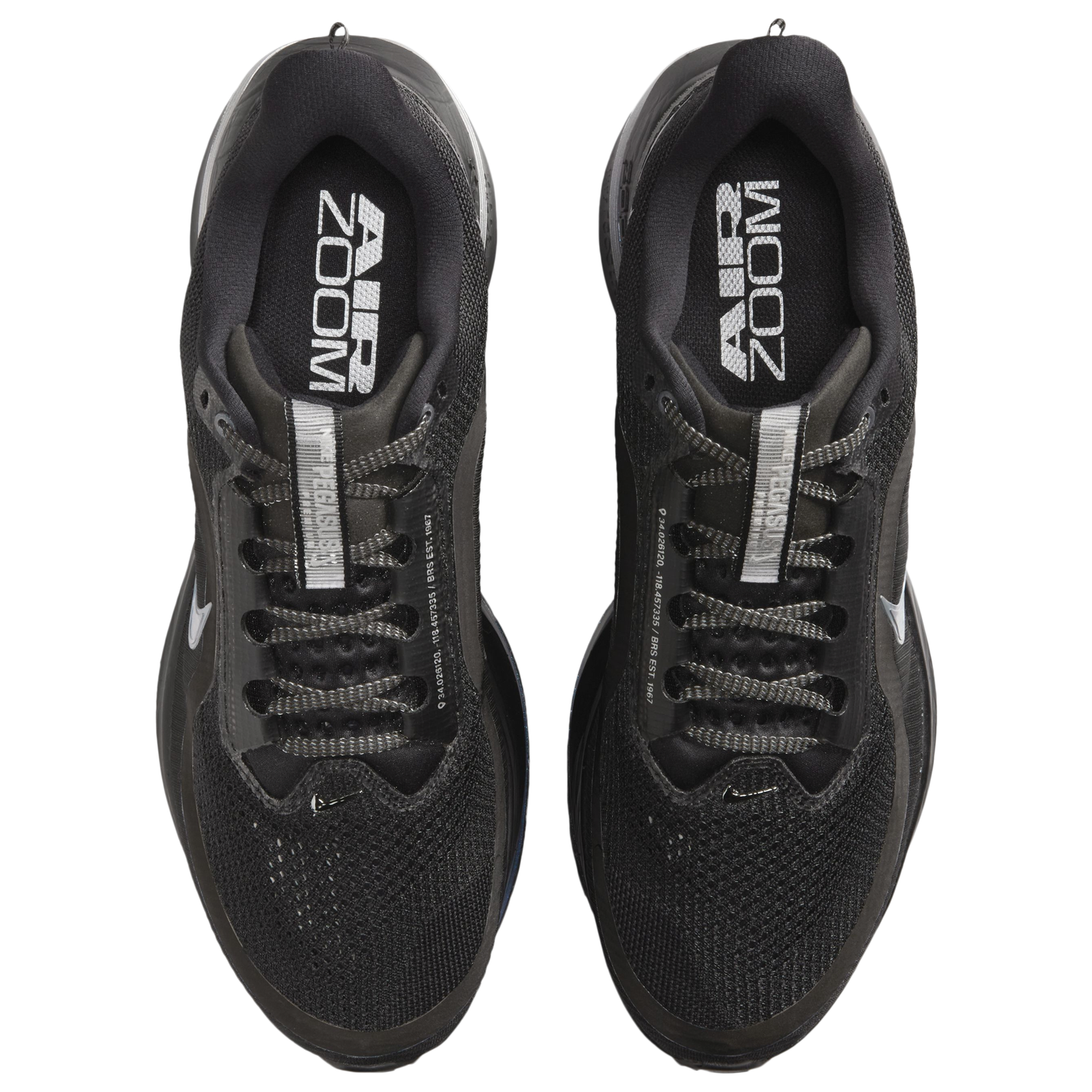 Nike Pegasus Premium - Men's - Black/Black/Metallic Silver