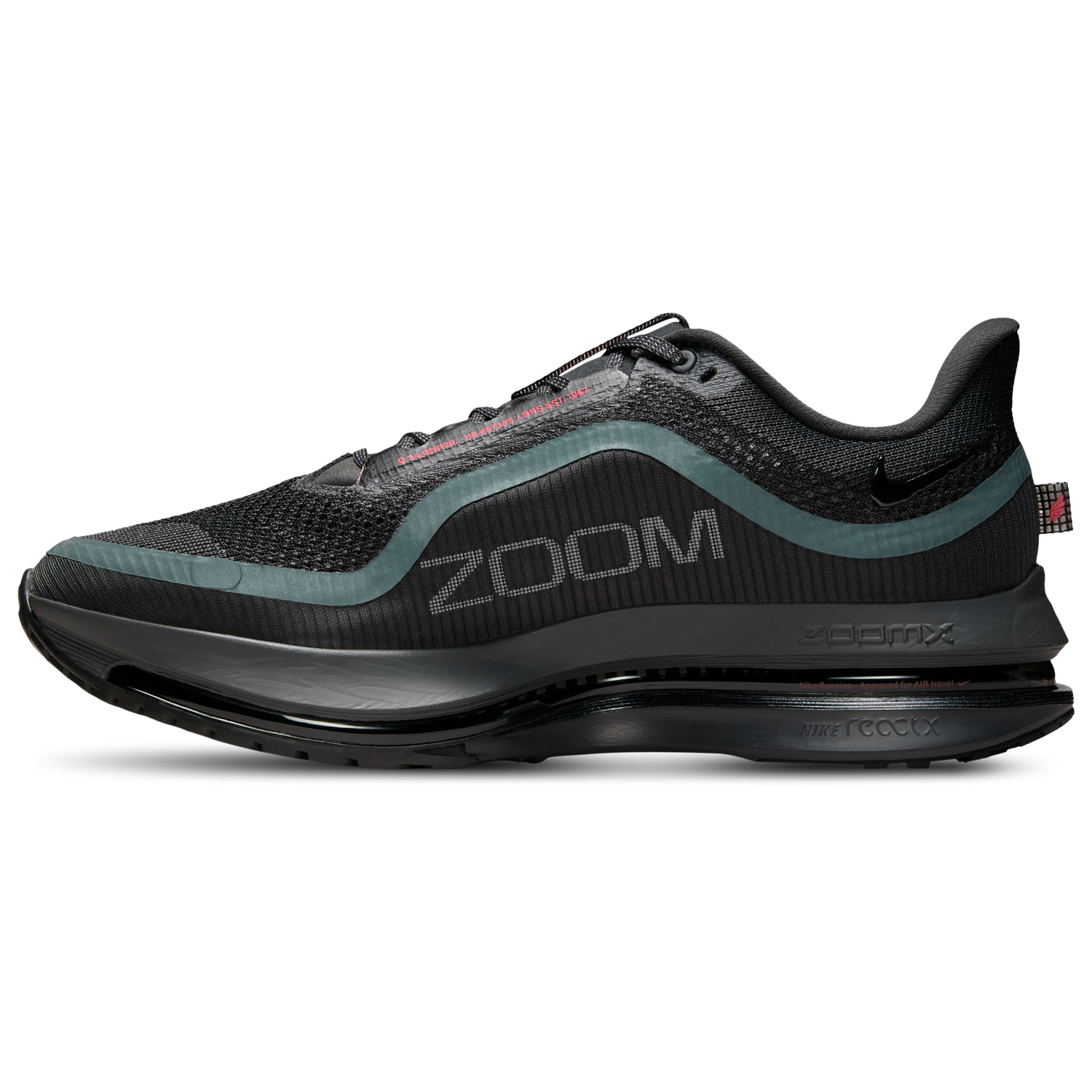 Nike Pegasus Premium - Men's - Anthracite/Black/Bright Crimson