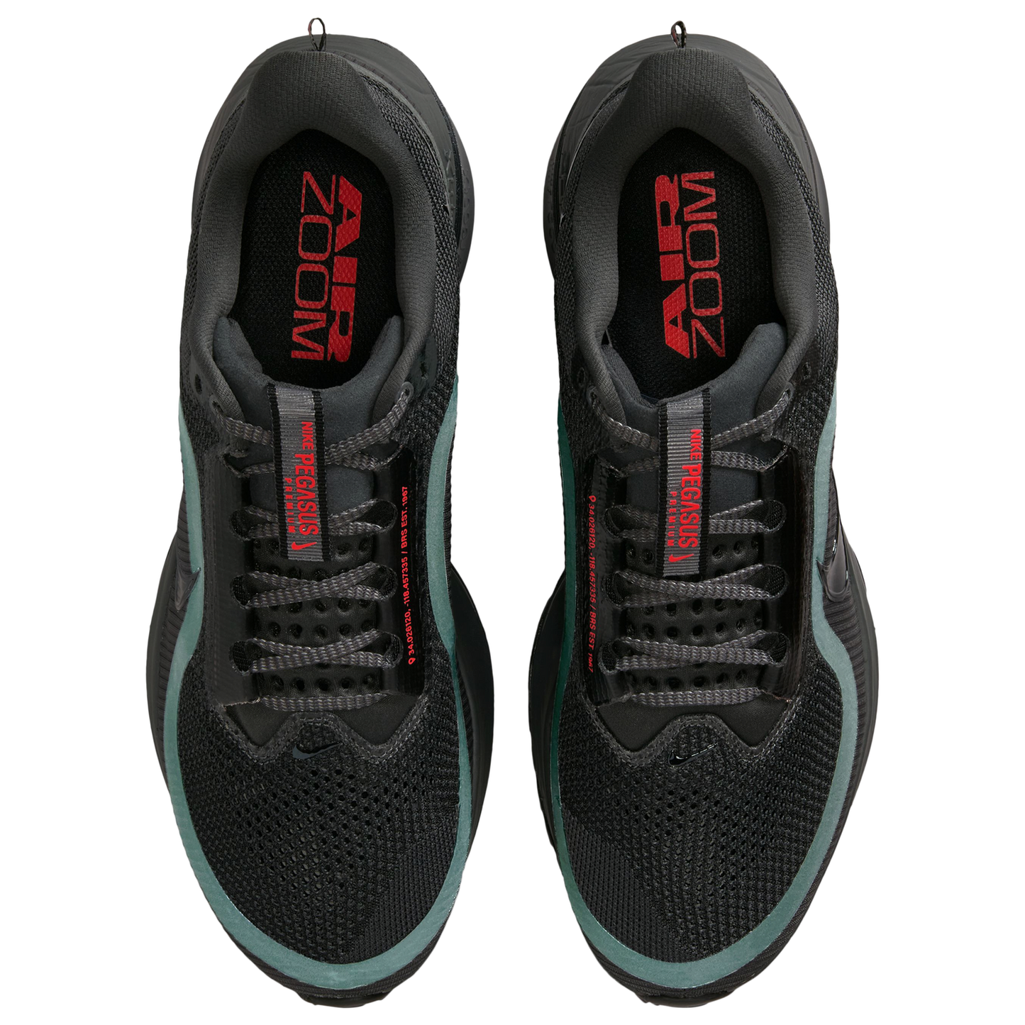 Nike Pegasus Premium - Men's - Anthracite/Black/Bright Crimson