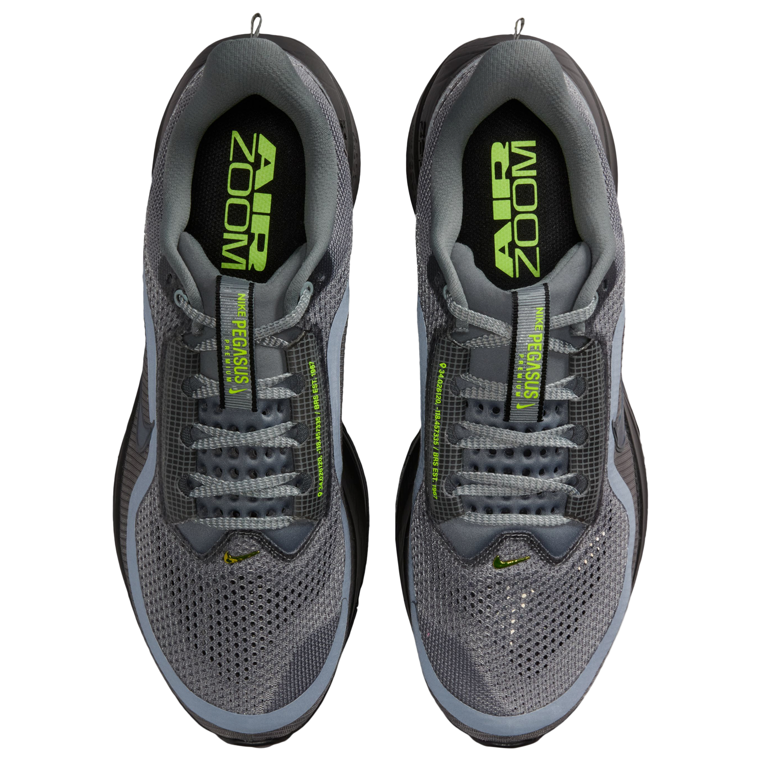 Nike Pegasus Premium - Men's - Smoke Grey/Black/Volt