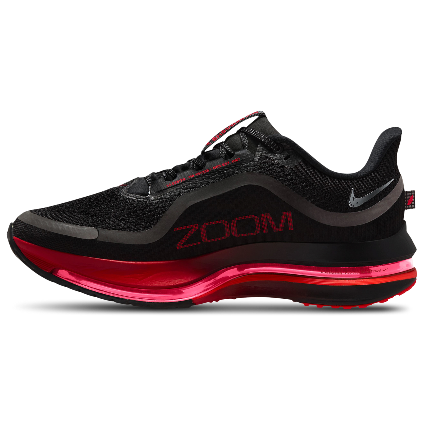 Nike Pegasus Premium - Men's - Black/Black/University Red