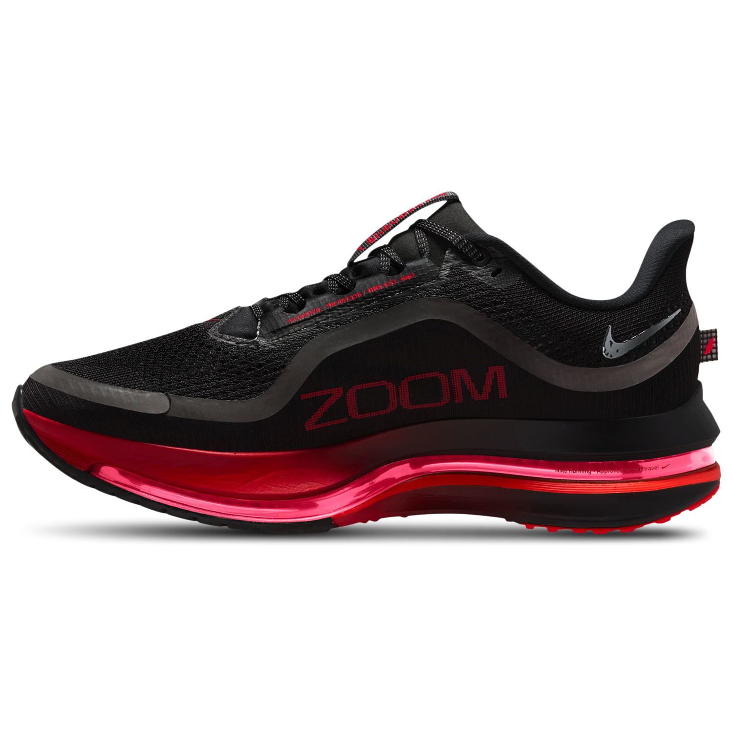 Nike Pegasus Premium - Men's - Black/Black/University Red