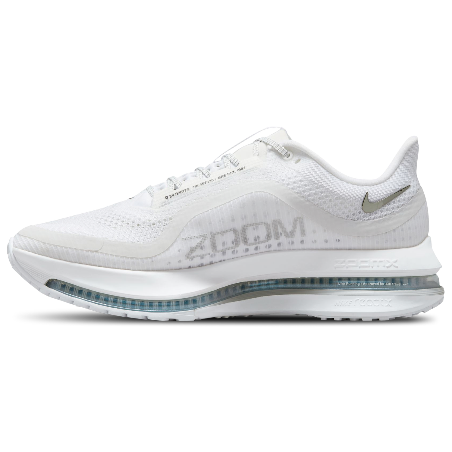 Nike Pegasus Premium - Men's - White/Metallic Silver/Silver