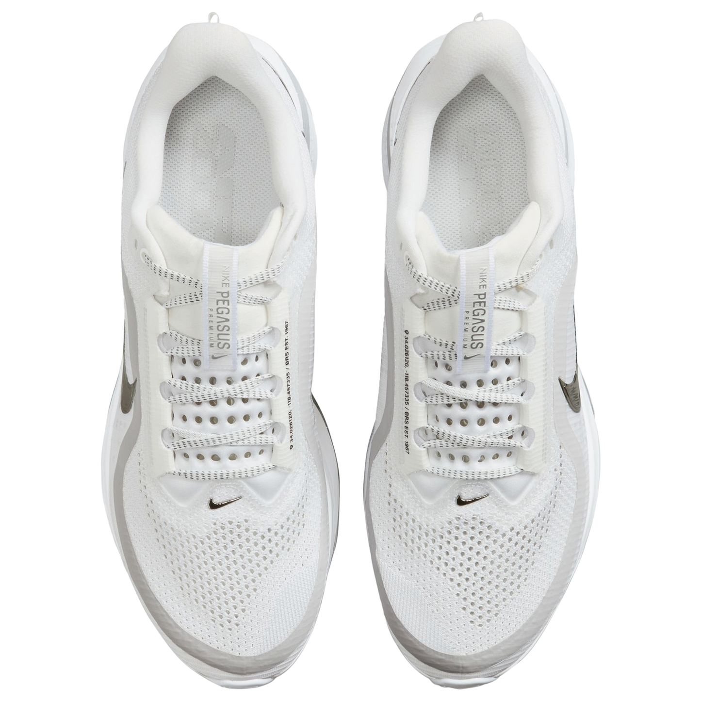 Nike Pegasus Premium - Men's - White/Metallic Silver/Silver