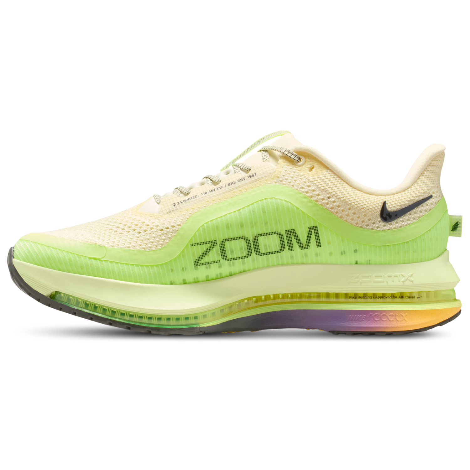 Nike Pegasus Premium - Men's - Barely Volt/Alabaster/Multi