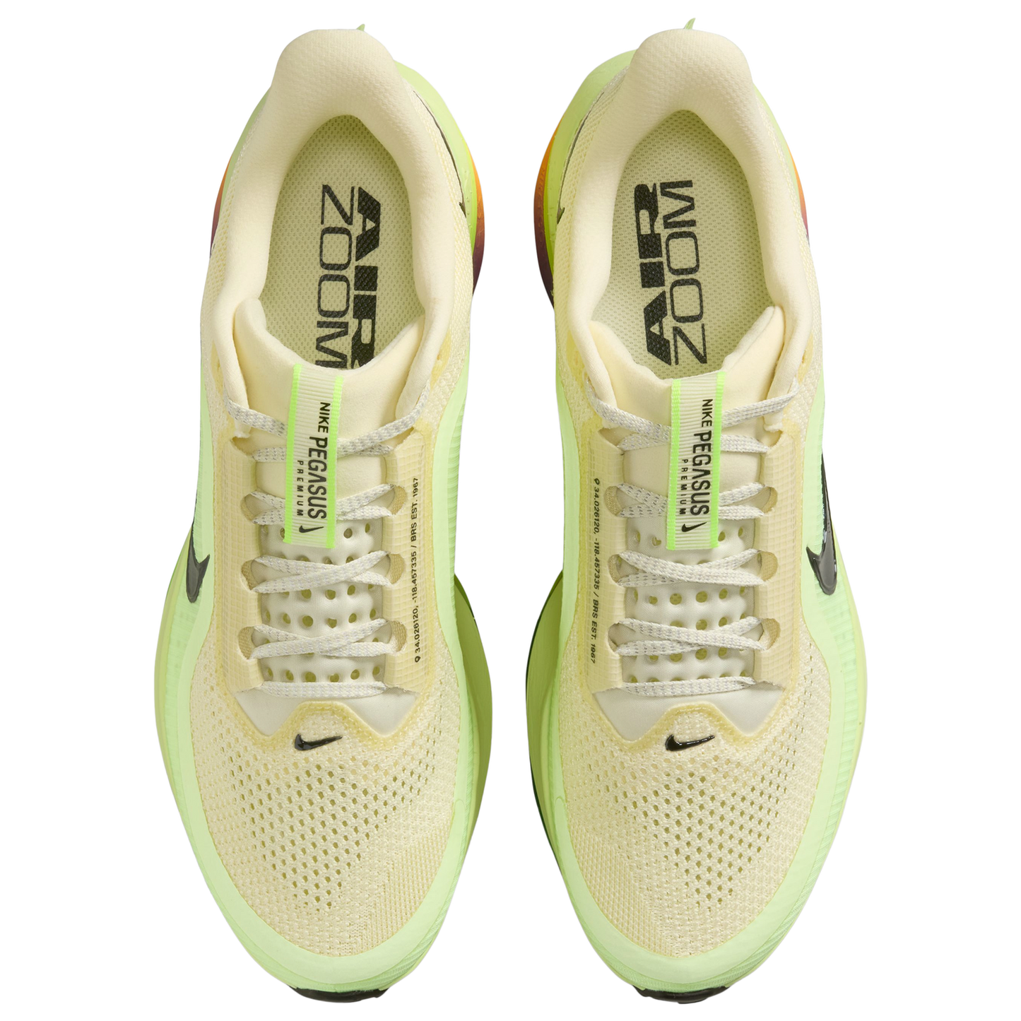 Nike Pegasus Premium - Men's - Barely Volt/Alabaster/Multi