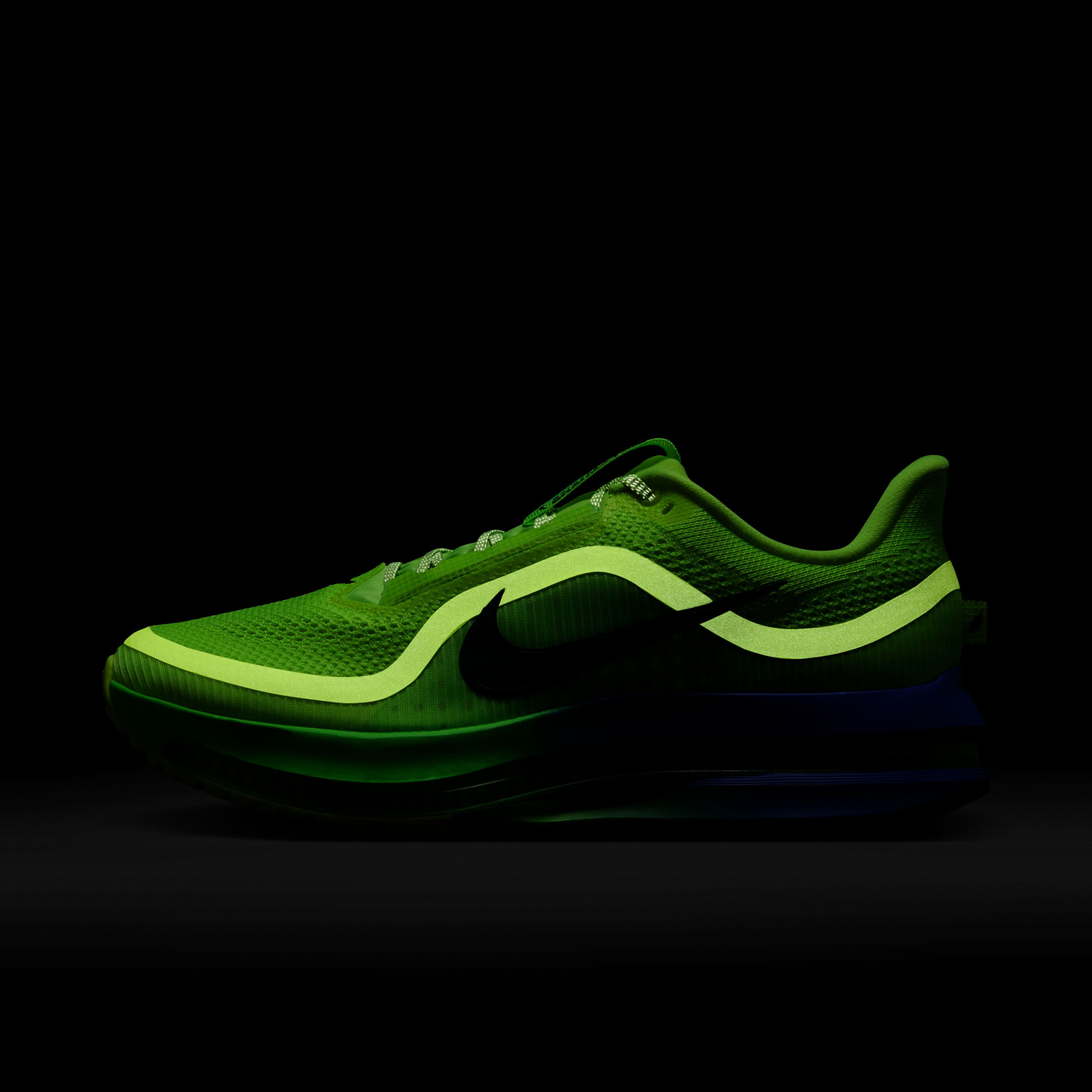 Nike Pegasus Premium - Men's - Black Spruce/Volt Ice/Lime Blast