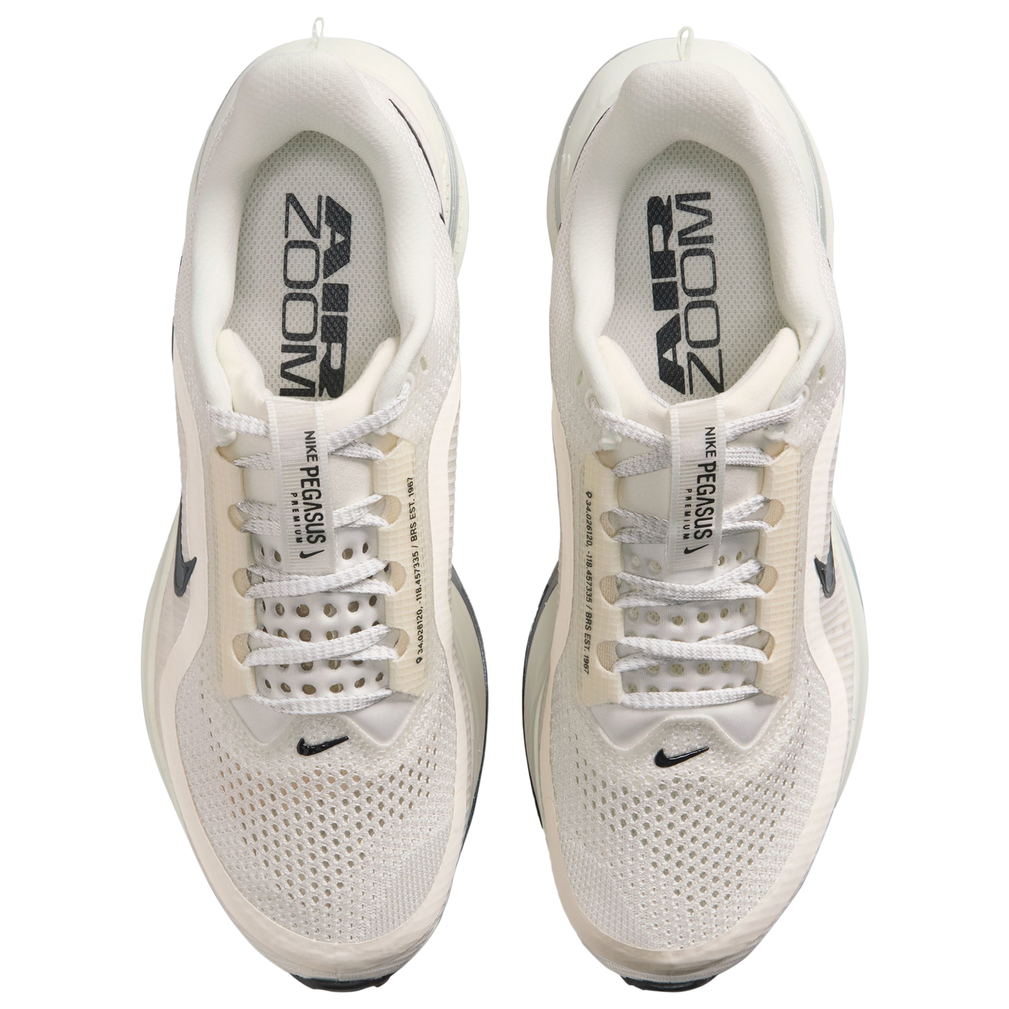 Nike Pegasus Premium - Women's - Off Noir/Metallic Silver/Sail